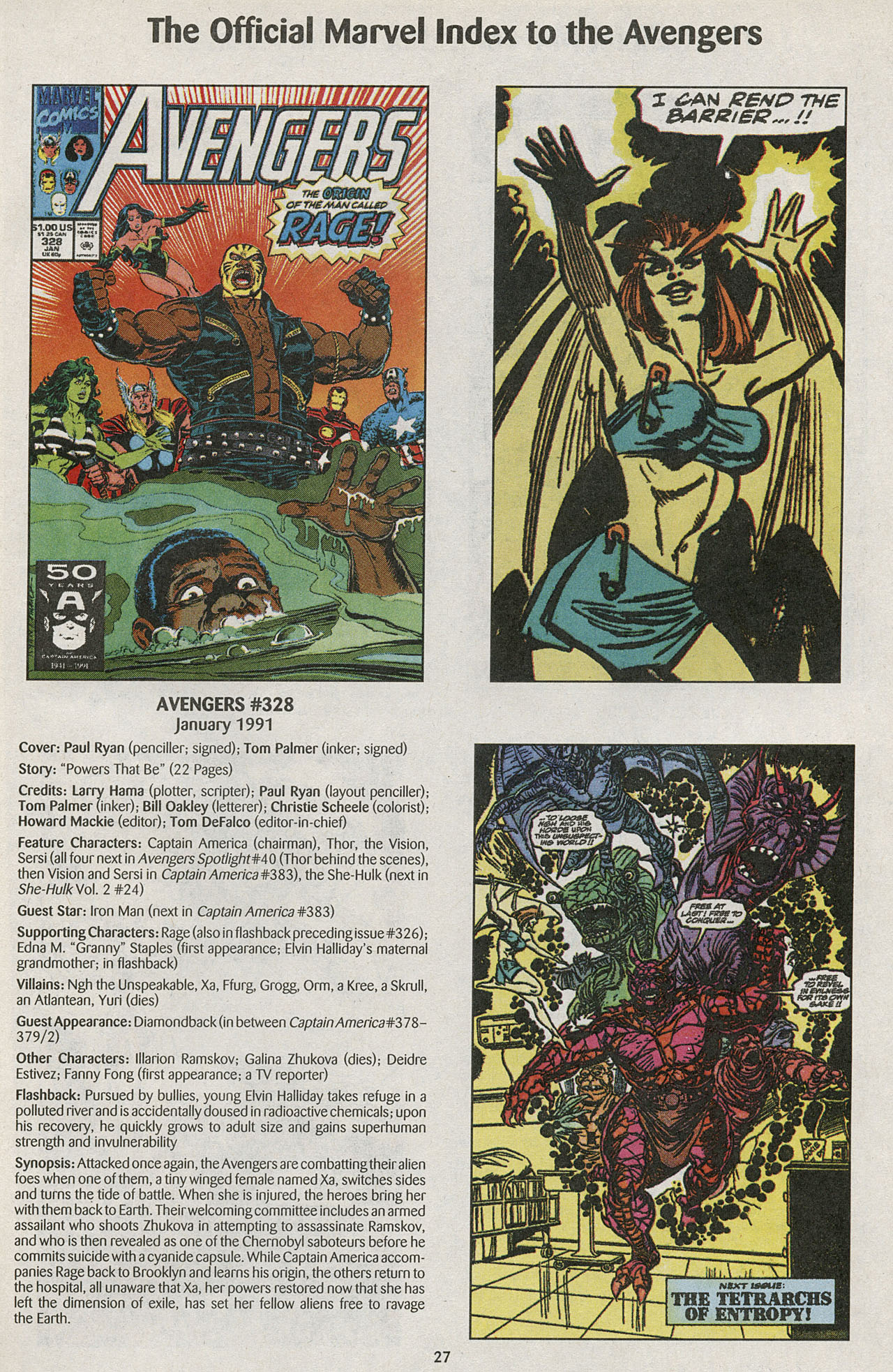 Read online The Official Marvel Index to the Avengers comic -  Issue #6 - 29