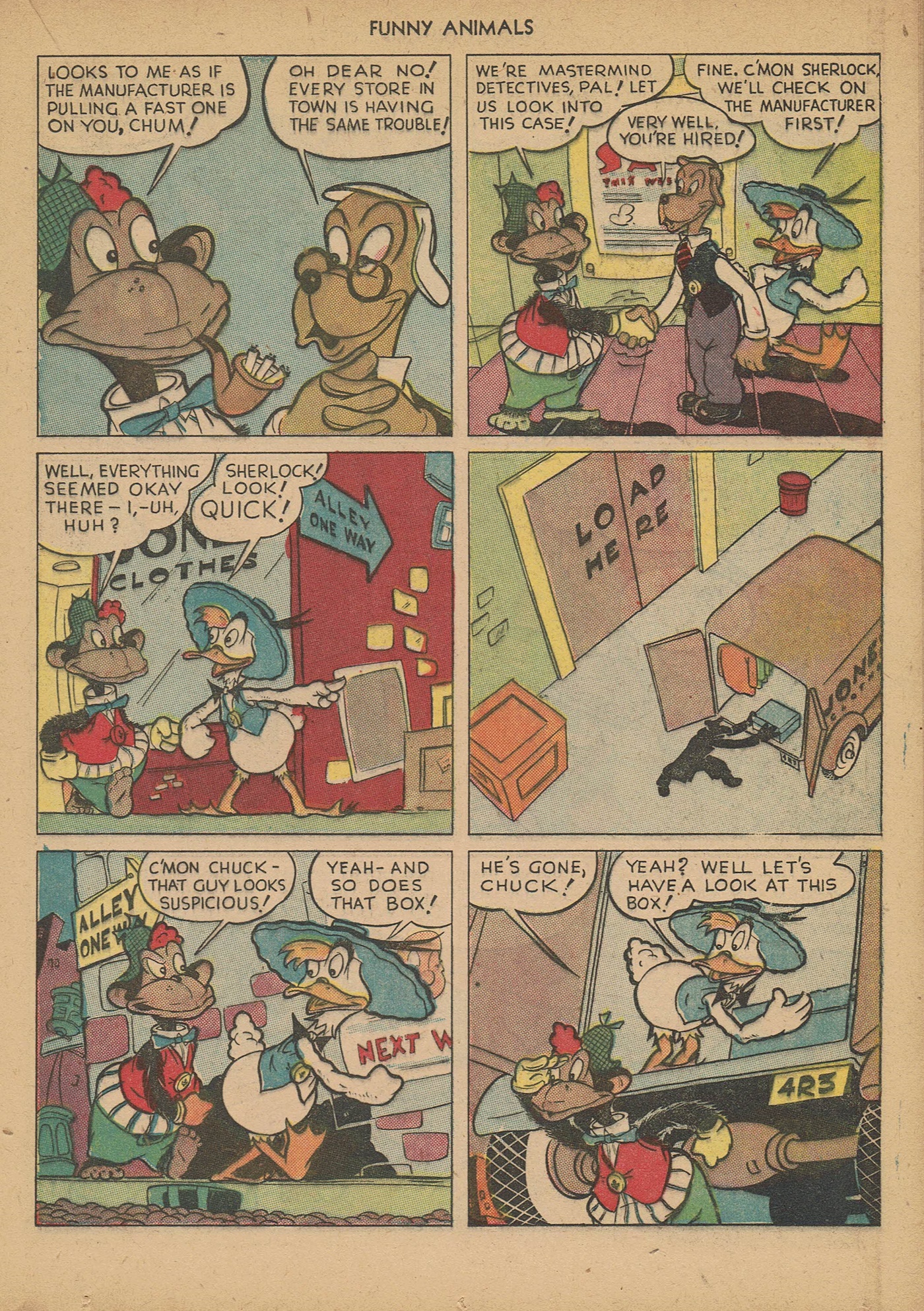 Read online Fawcett's Funny Animals comic -  Issue #14 - 25