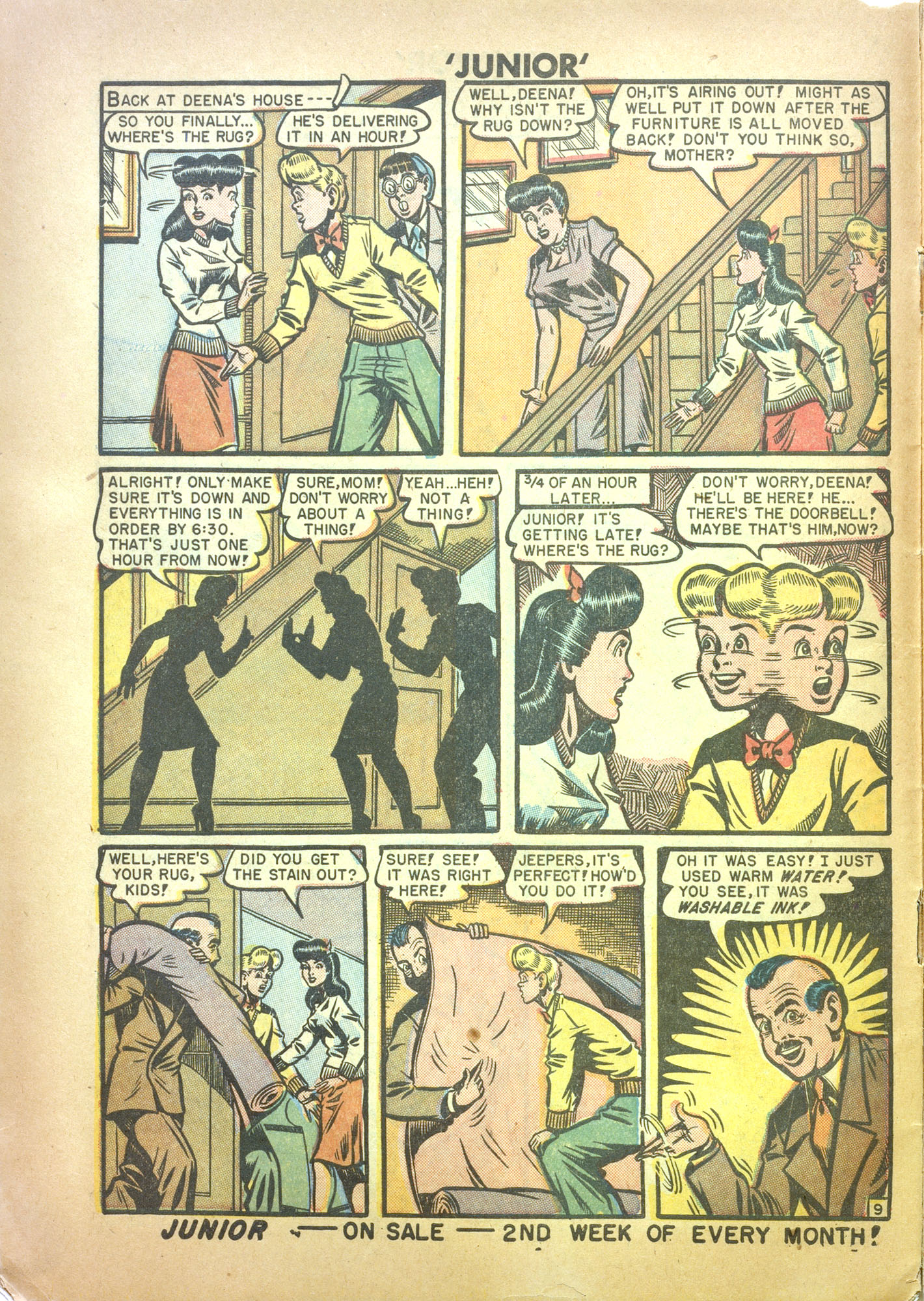 Read online Junior (1947) comic -  Issue #13 - 10