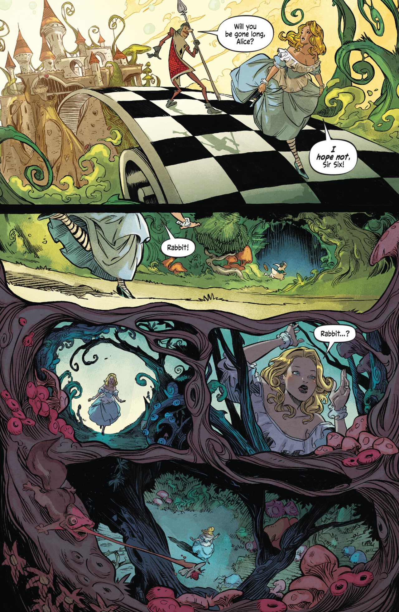 Read online Alice Never After comic -  Issue #1 - 9