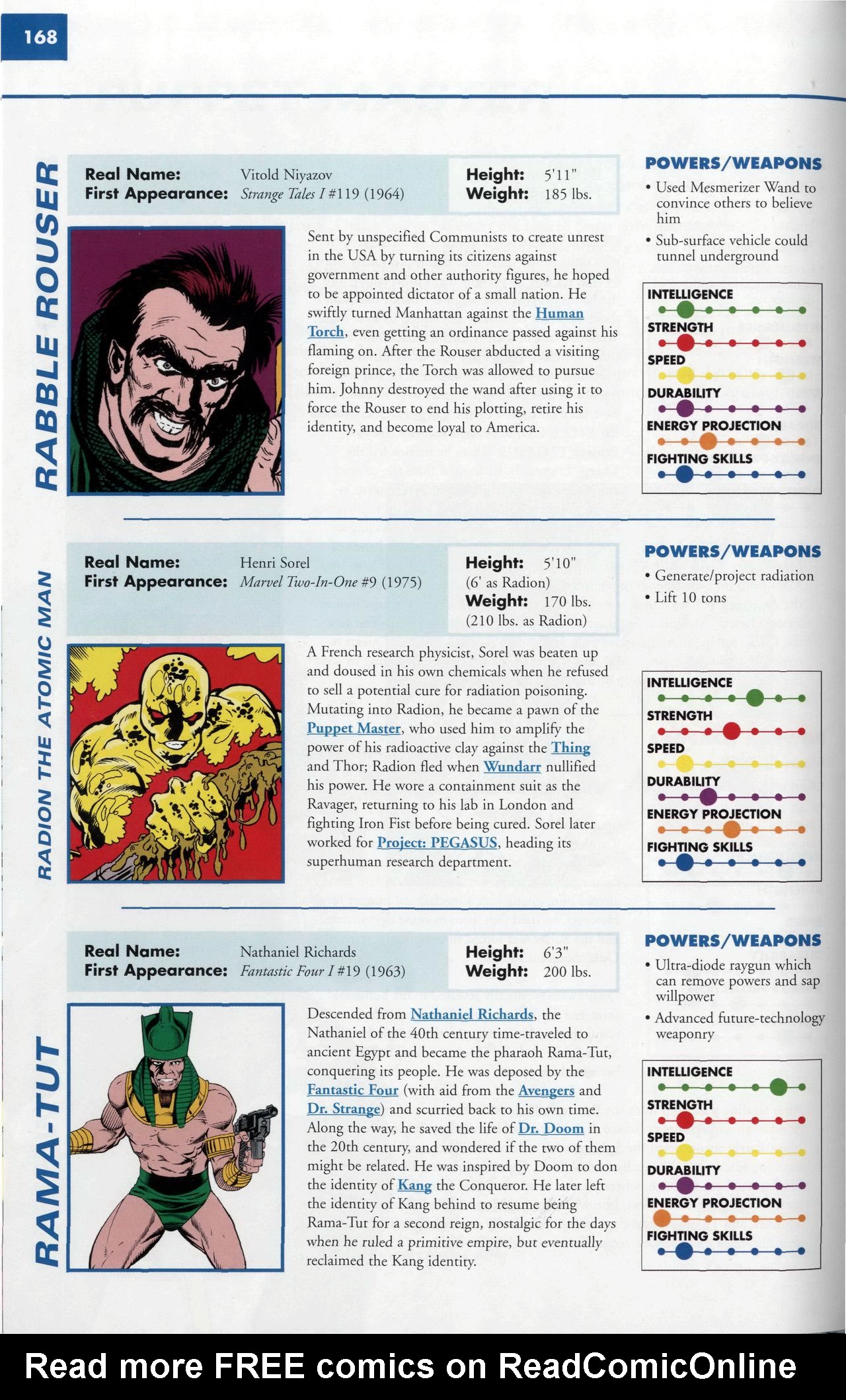 Read online Marvel Encyclopedia comic -  Issue # TPB 6 - 171