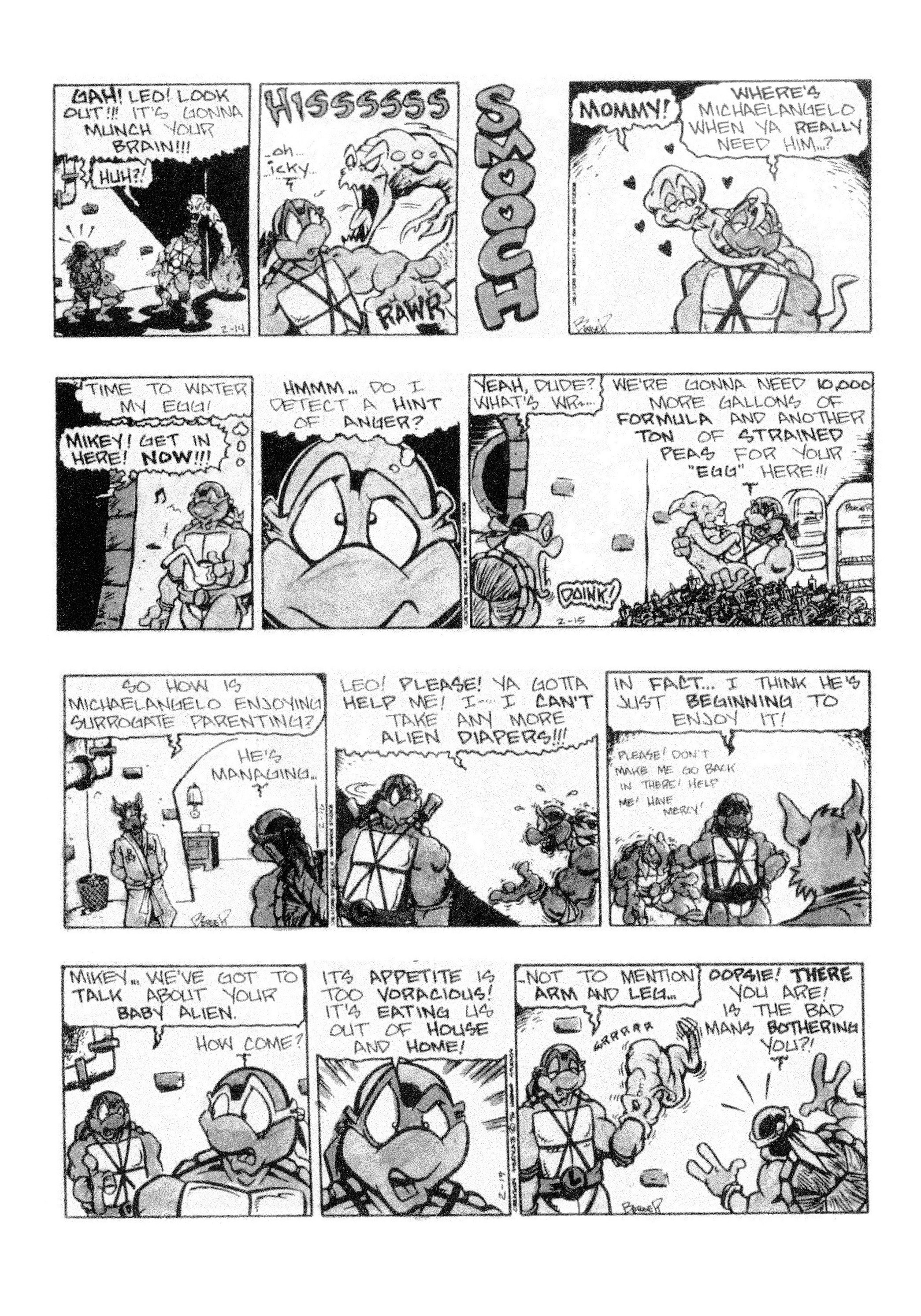 Read online Teenage Mutant Ninja Turtles: Complete Newspaper Daily Comic Strip Collection comic -  Issue # TPB 3 (Part 2) - 43