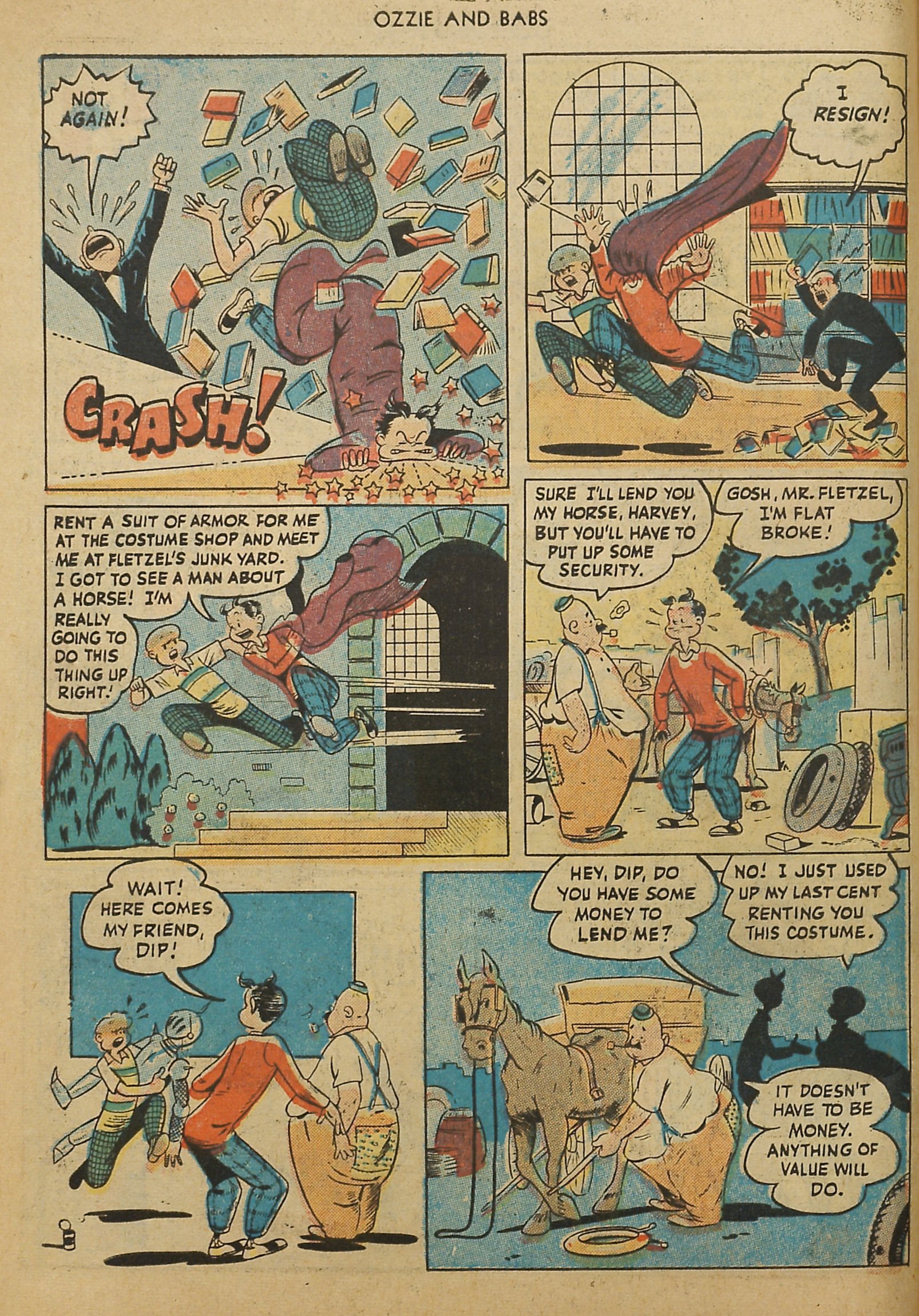 Read online Ozzie And Babs comic -  Issue #9 - 10