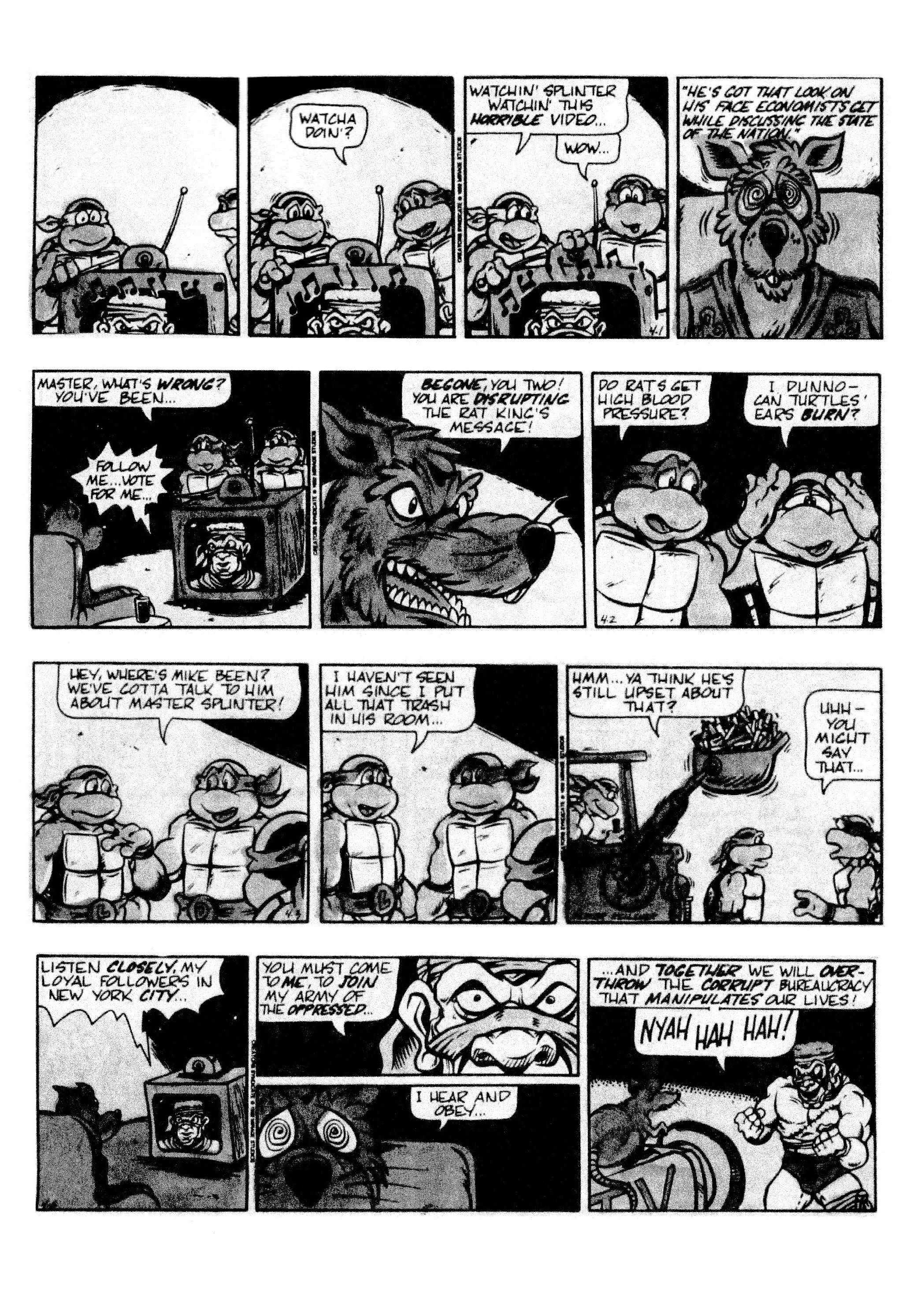 Read online Teenage Mutant Ninja Turtles: Complete Newspaper Daily Comic Strip Collection comic -  Issue # TPB 2 (Part 2) - 2