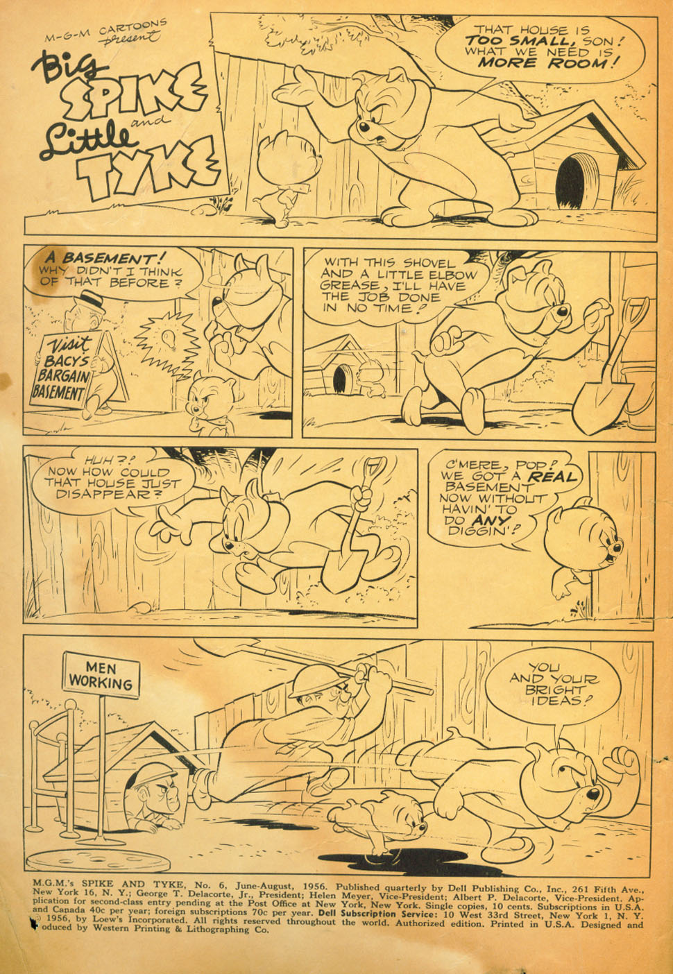 Read online M.G.M's Spike and Tyke comic -  Issue #6 - 2
