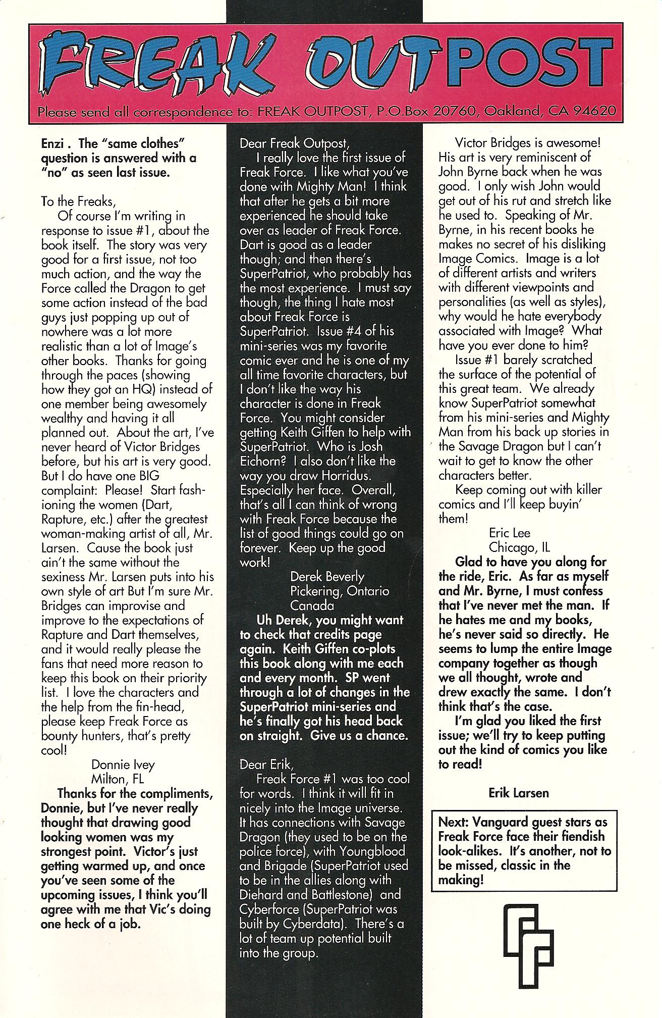 Read online Freak Force (1993) comic -  Issue #3 - 28