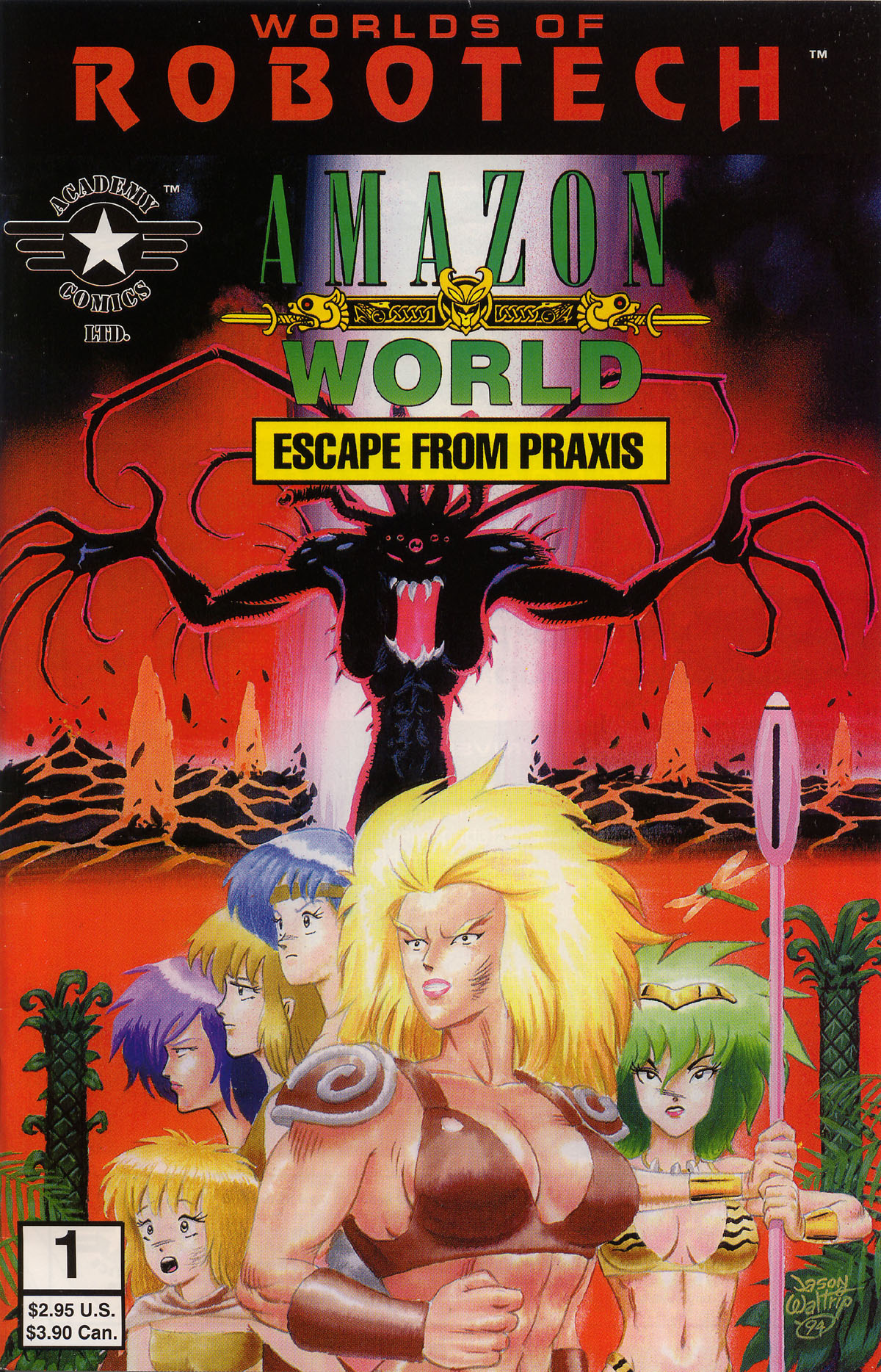 Read online Robotech: Amazon World- Escape from Praxis comic -  Issue # Full - 1