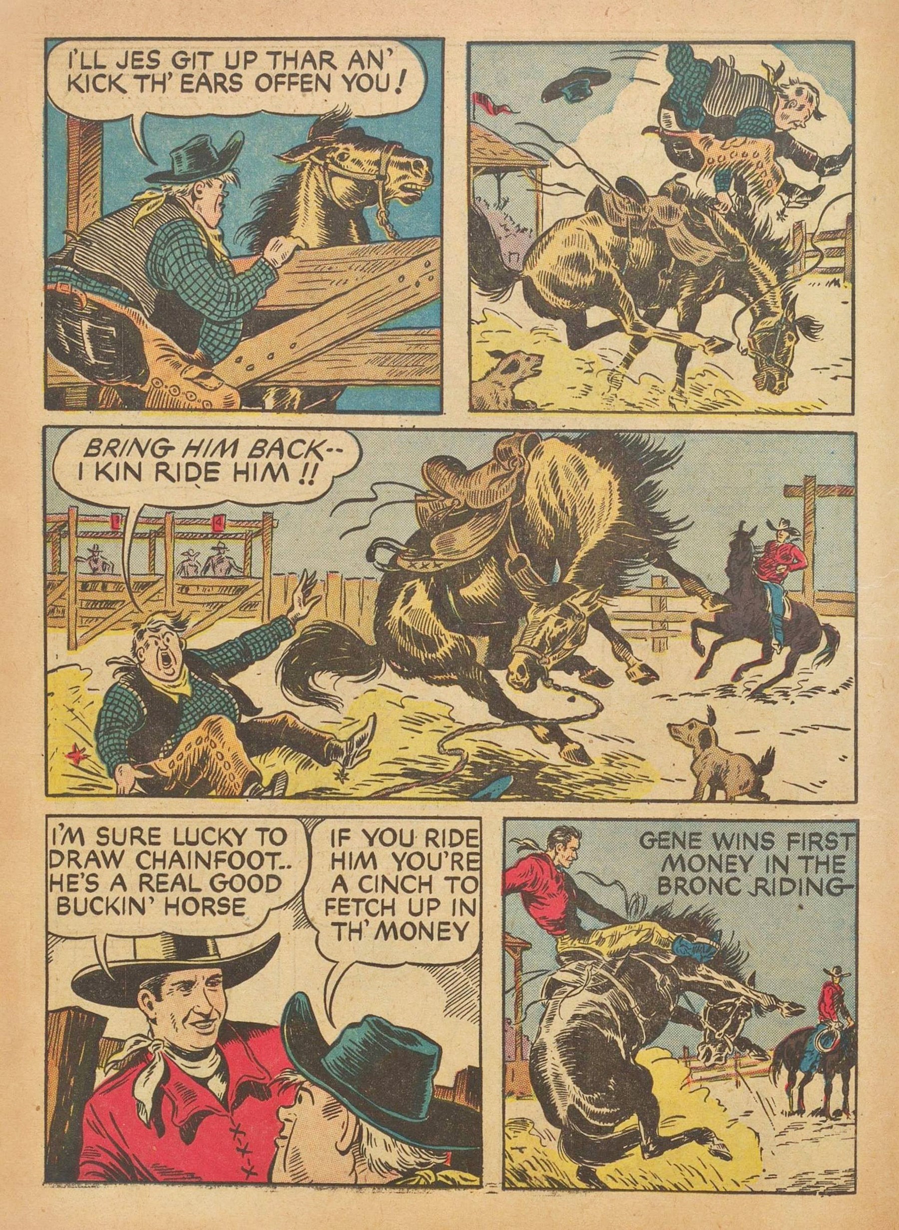 Read online Gene Autry Comics comic -  Issue #2 - 34