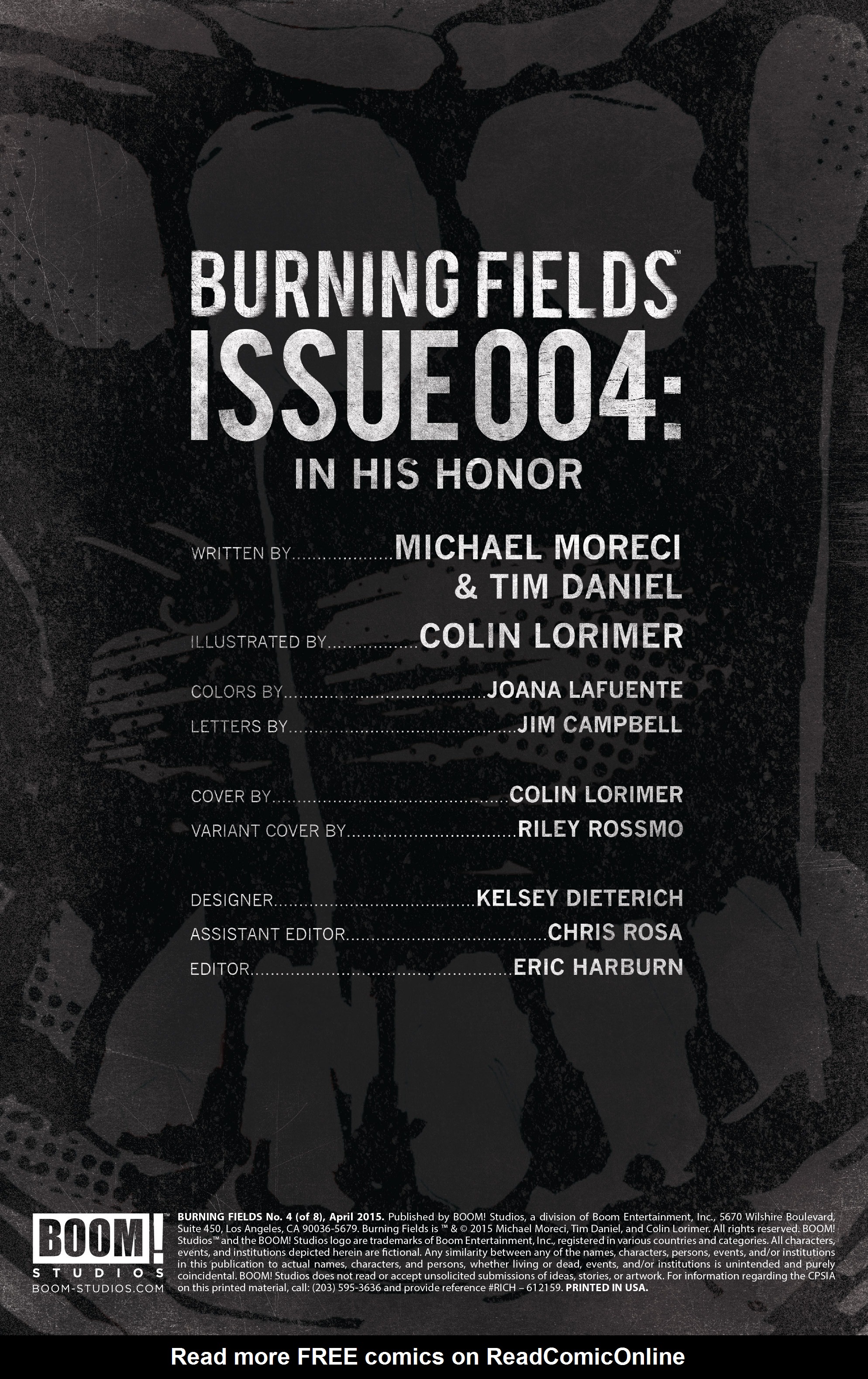 Read online Burning Fields comic -  Issue #4 - 2