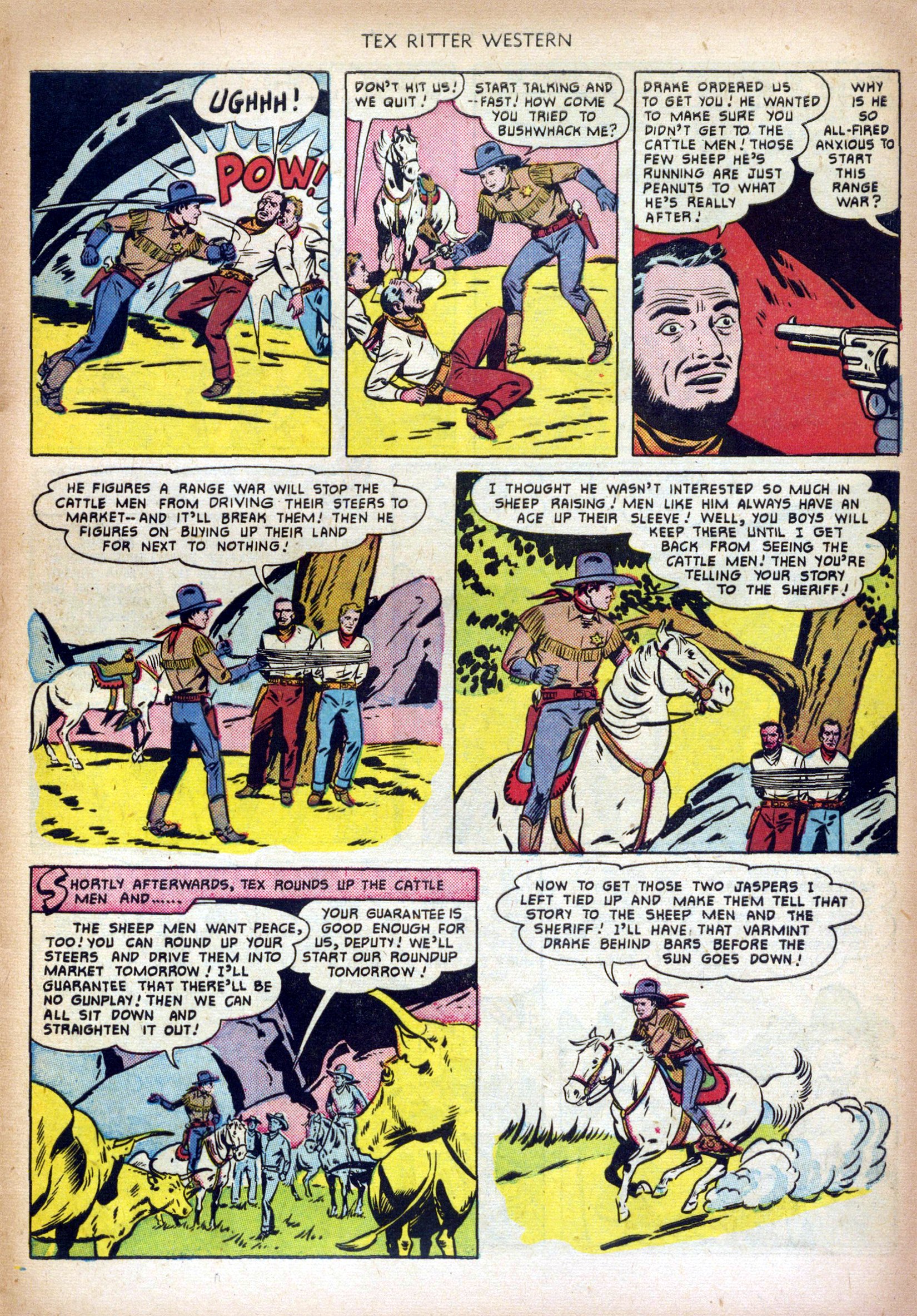 Read online Tex Ritter Western comic -  Issue #5 - 9