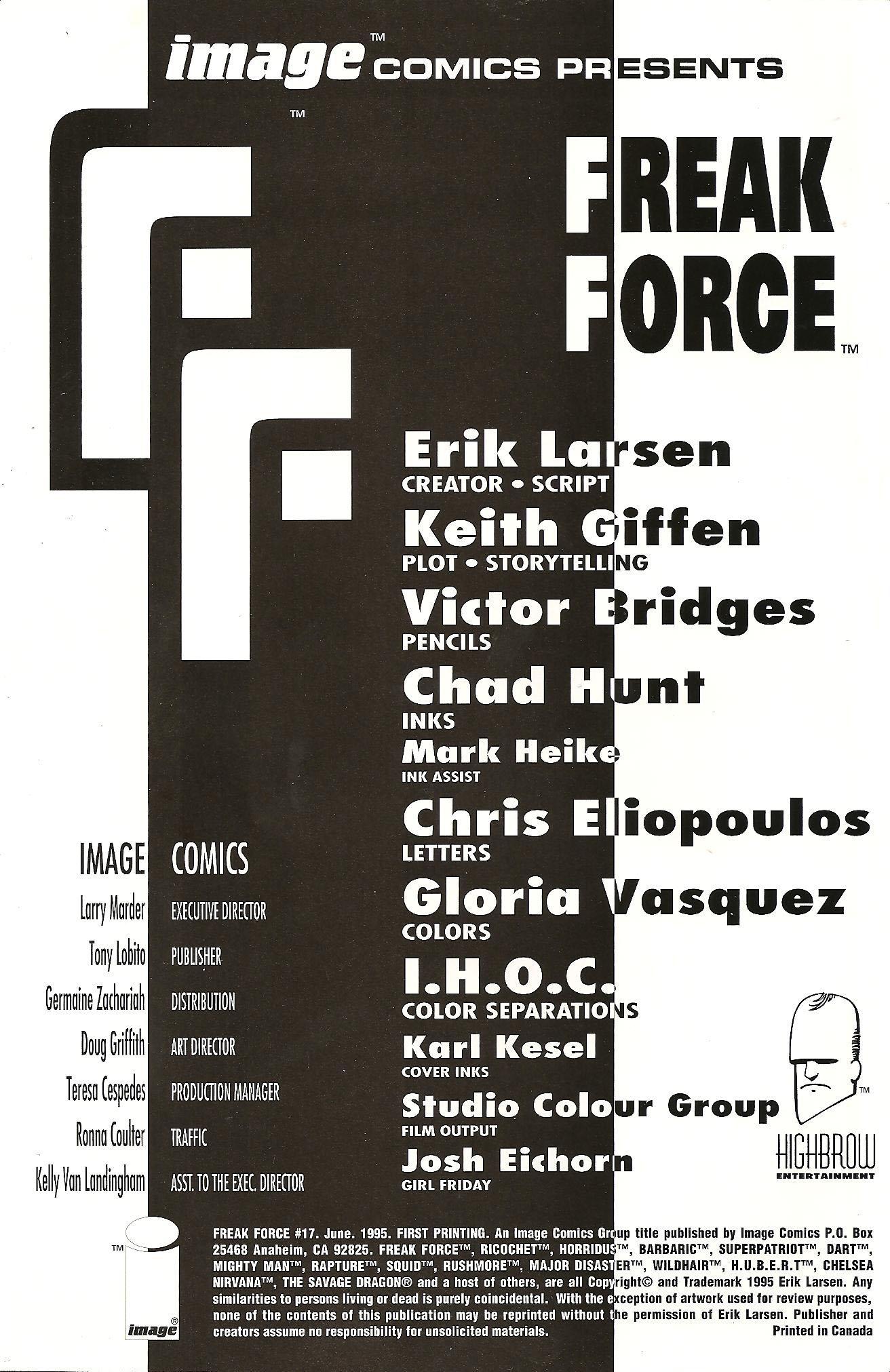 Read online Freak Force (1993) comic -  Issue #17 - 3