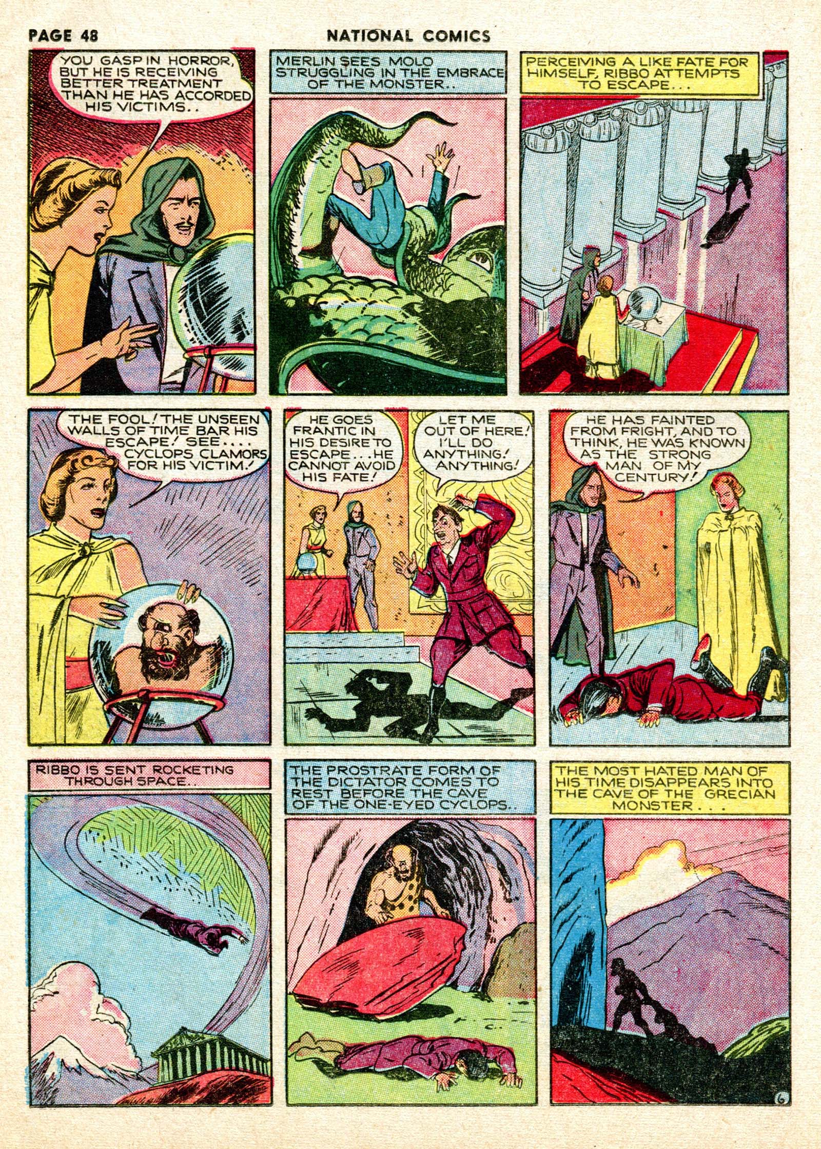 Read online National Comics comic -  Issue #8 - 50