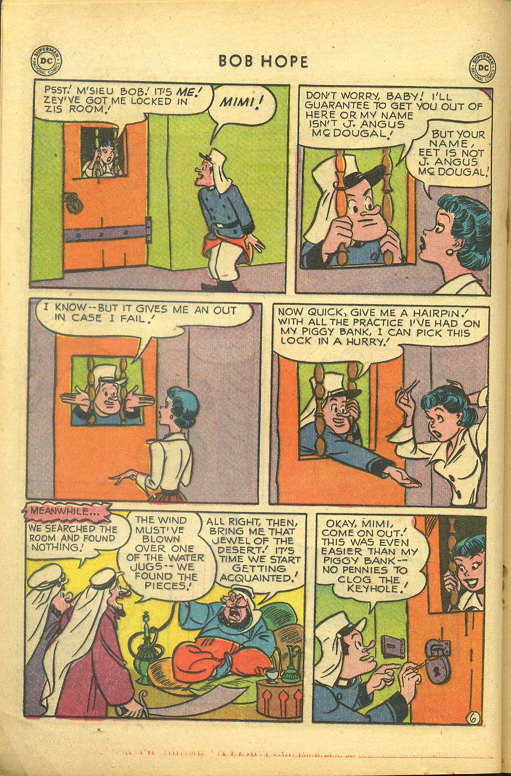 Read online The Adventures of Bob Hope comic -  Issue #10 - 30