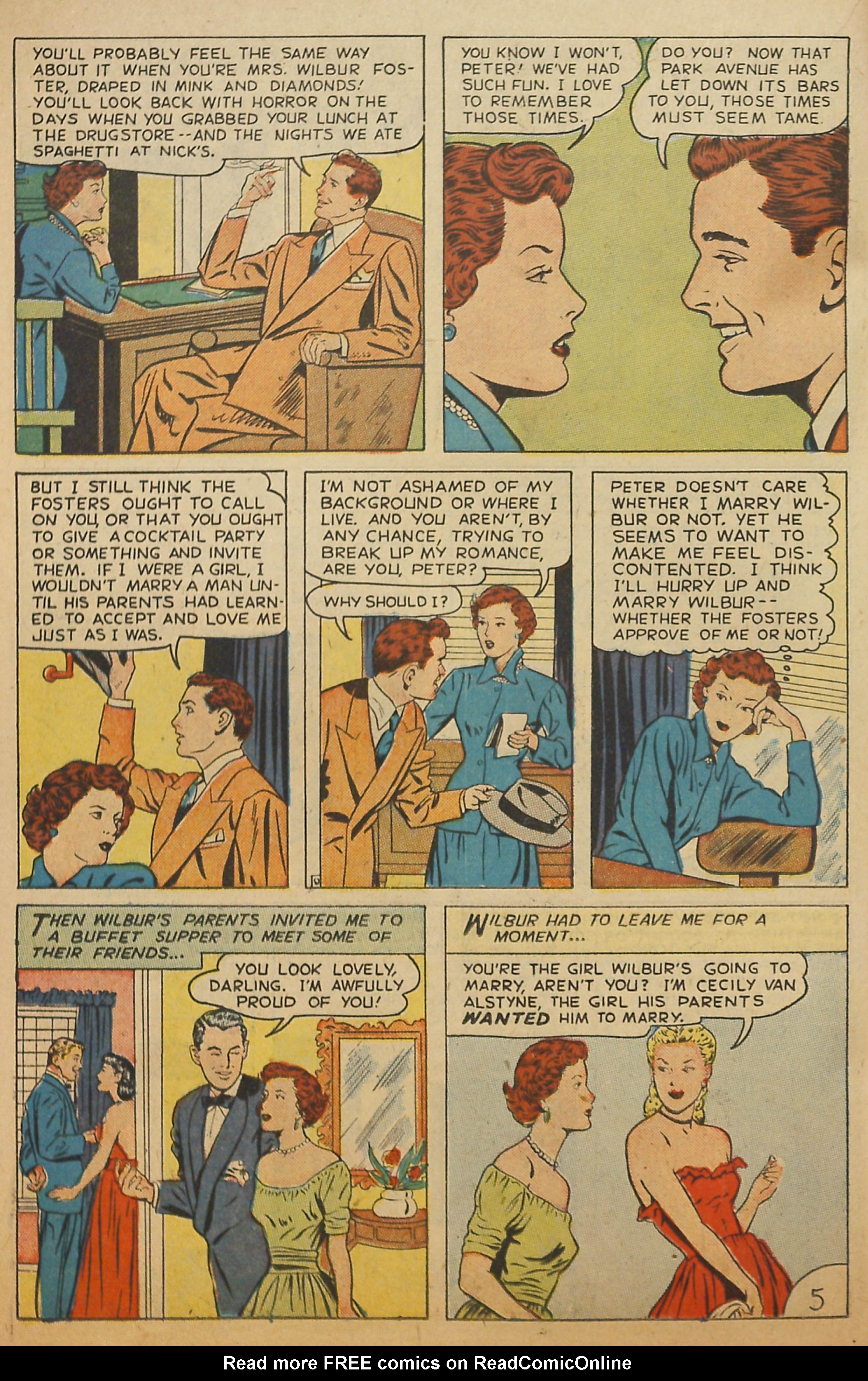 Read online Glamorous Romances comic -  Issue #46 - 22