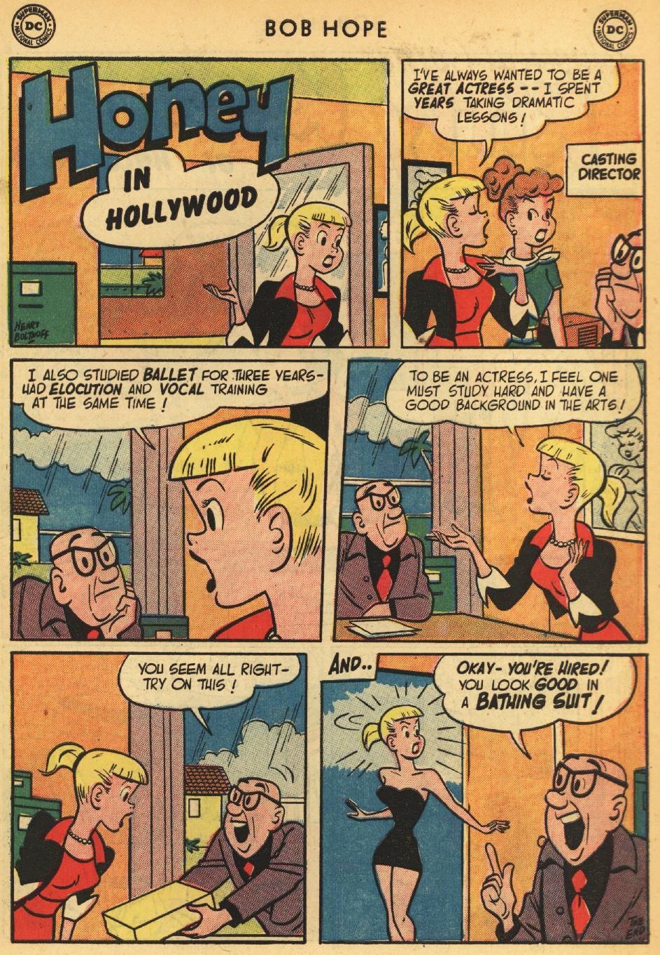 Read online The Adventures of Bob Hope comic -  Issue #17 - 35