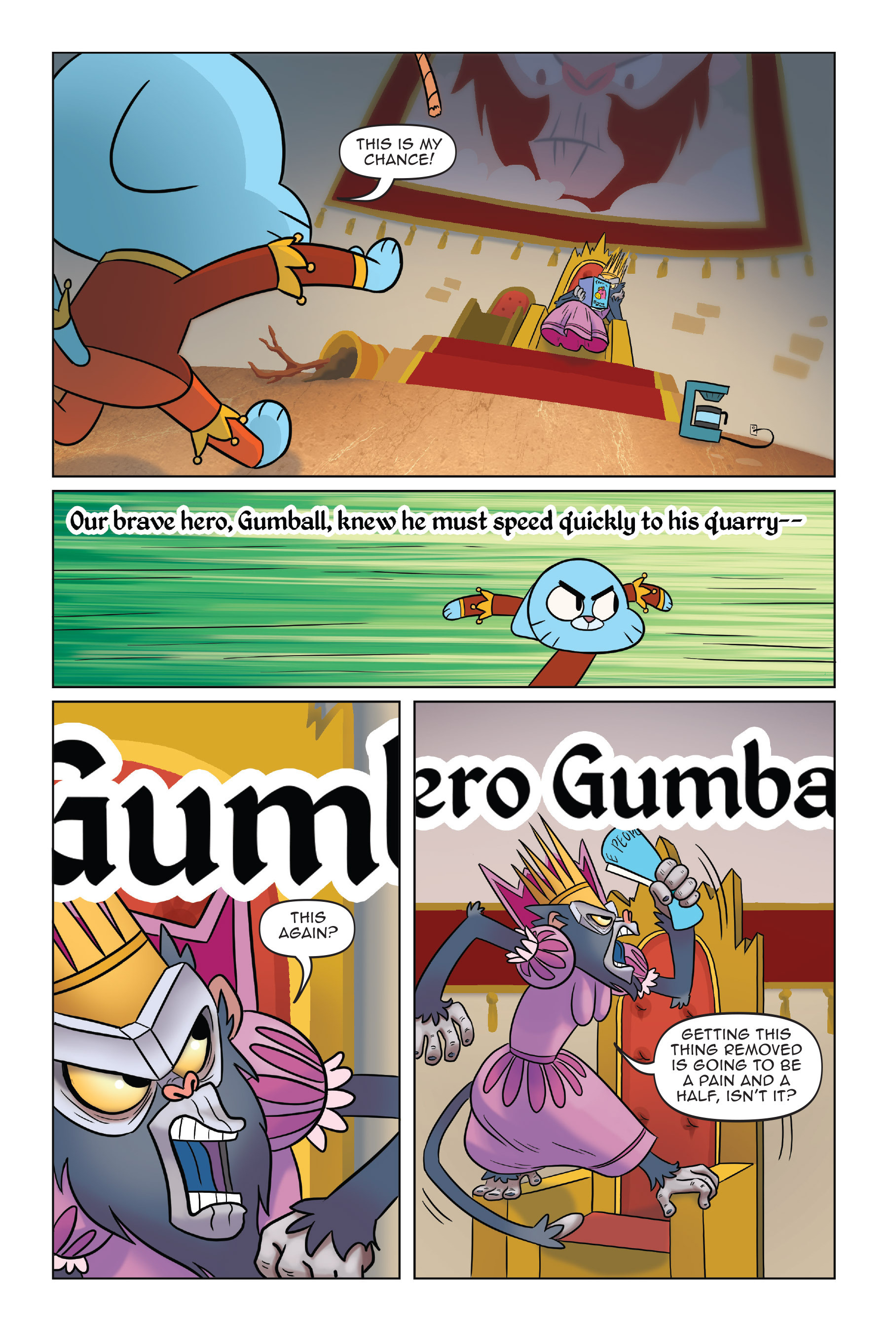 Read online The Amazing World of Gumball: Fairy Tale Trouble comic -  Issue # Full - 125