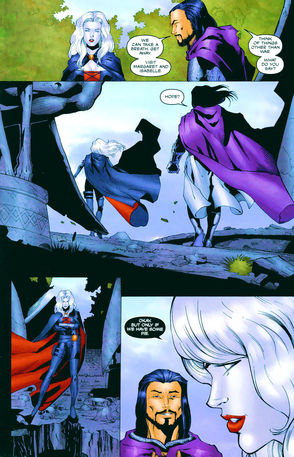 Read online Brian Pulido's Medieval Lady Death:  War of the Winds comic -  Issue #1 - 9