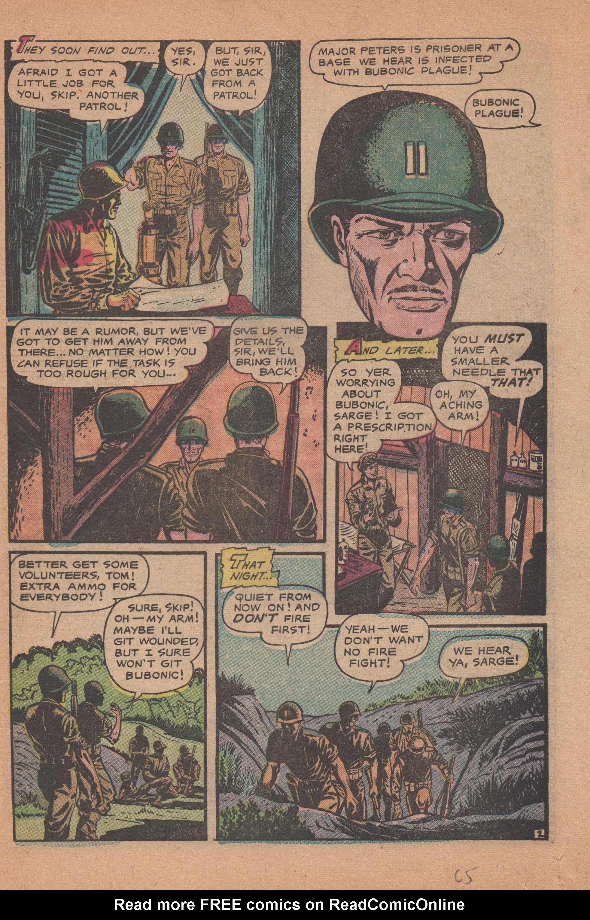 Read online Men in Action (1957) comic -  Issue #2 - 30
