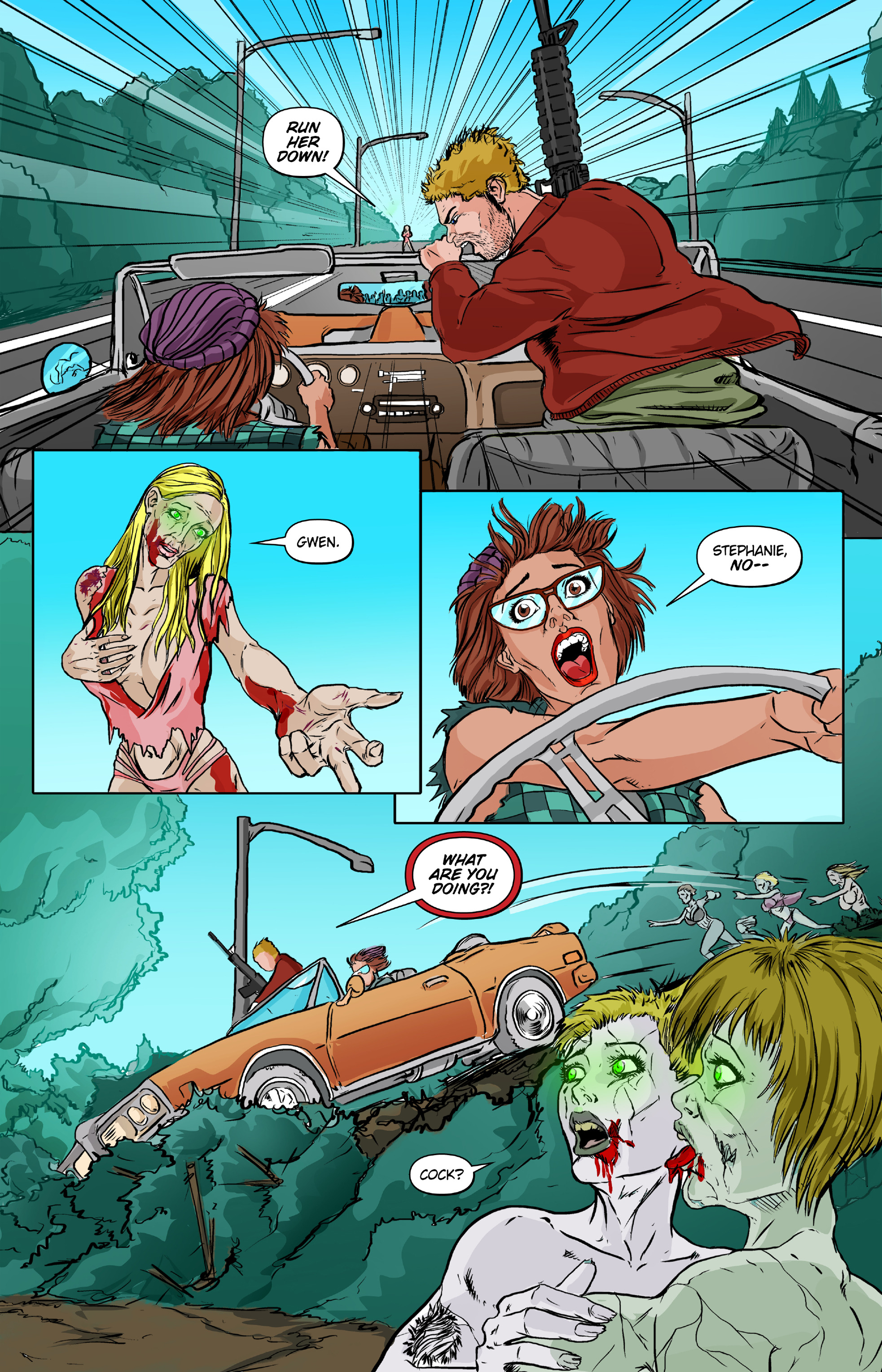 Read online Lesbian Zombies from Outer Space comic -  Issue #4 - 20