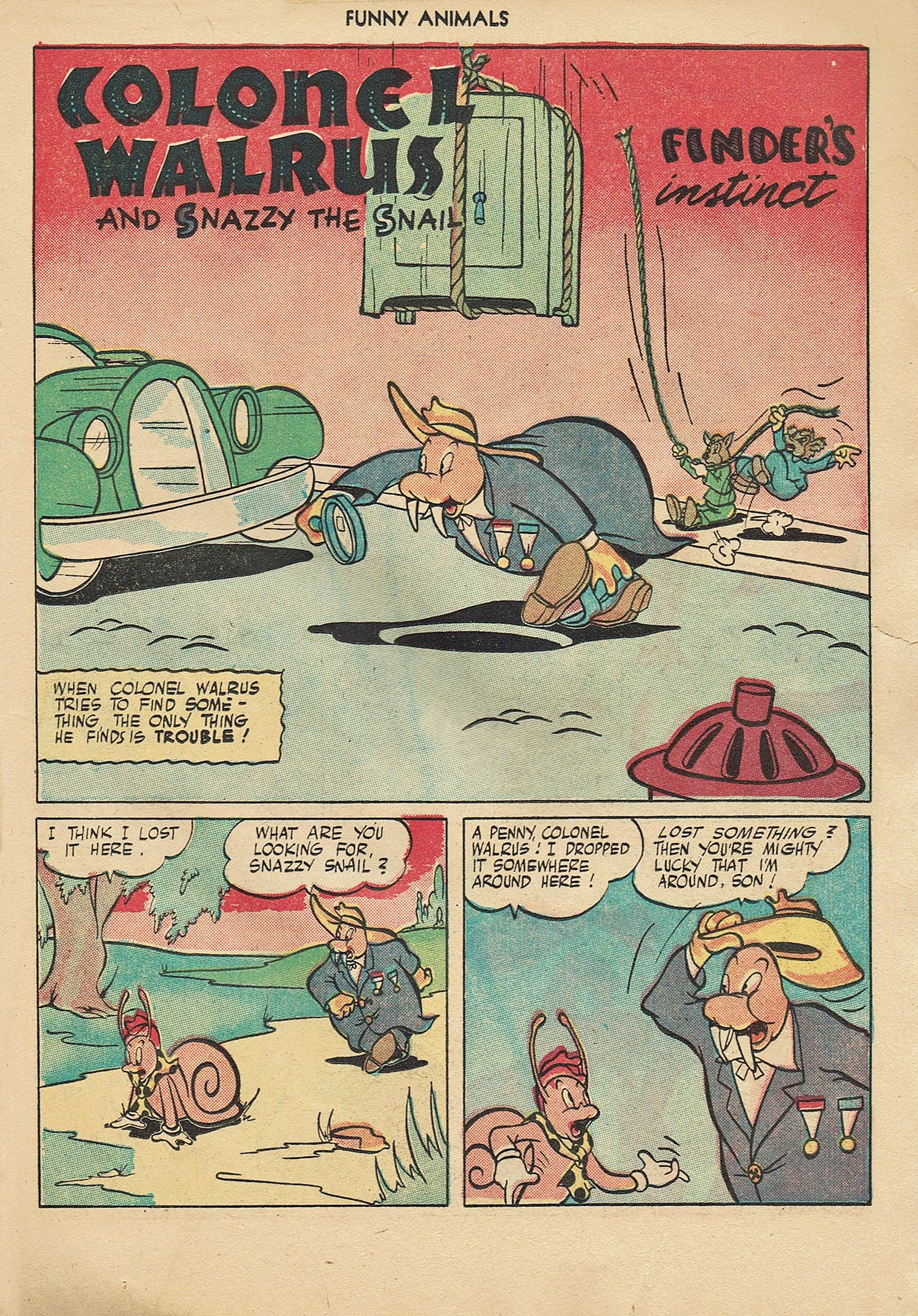 Read online Fawcett's Funny Animals comic -  Issue #46 - 23