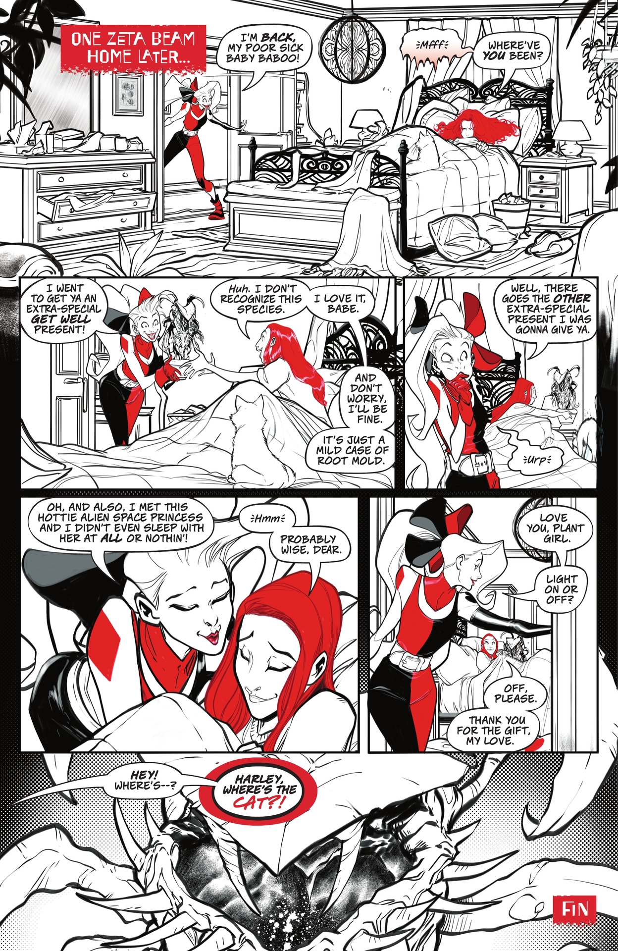 Read online Harley Quinn: Black   White   Redder comic -  Issue #3 - 14