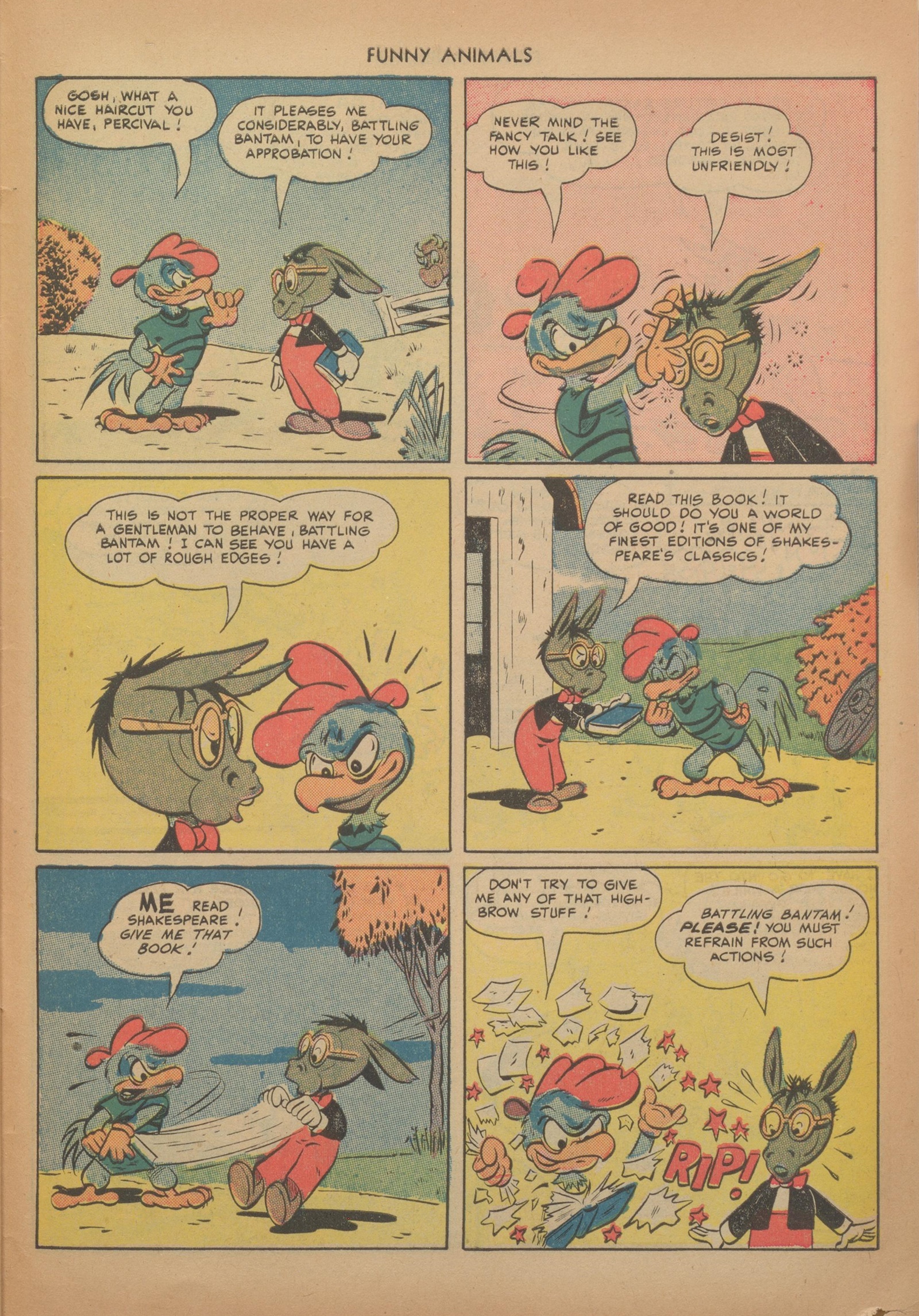 Read online Fawcett's Funny Animals comic -  Issue #64 - 31