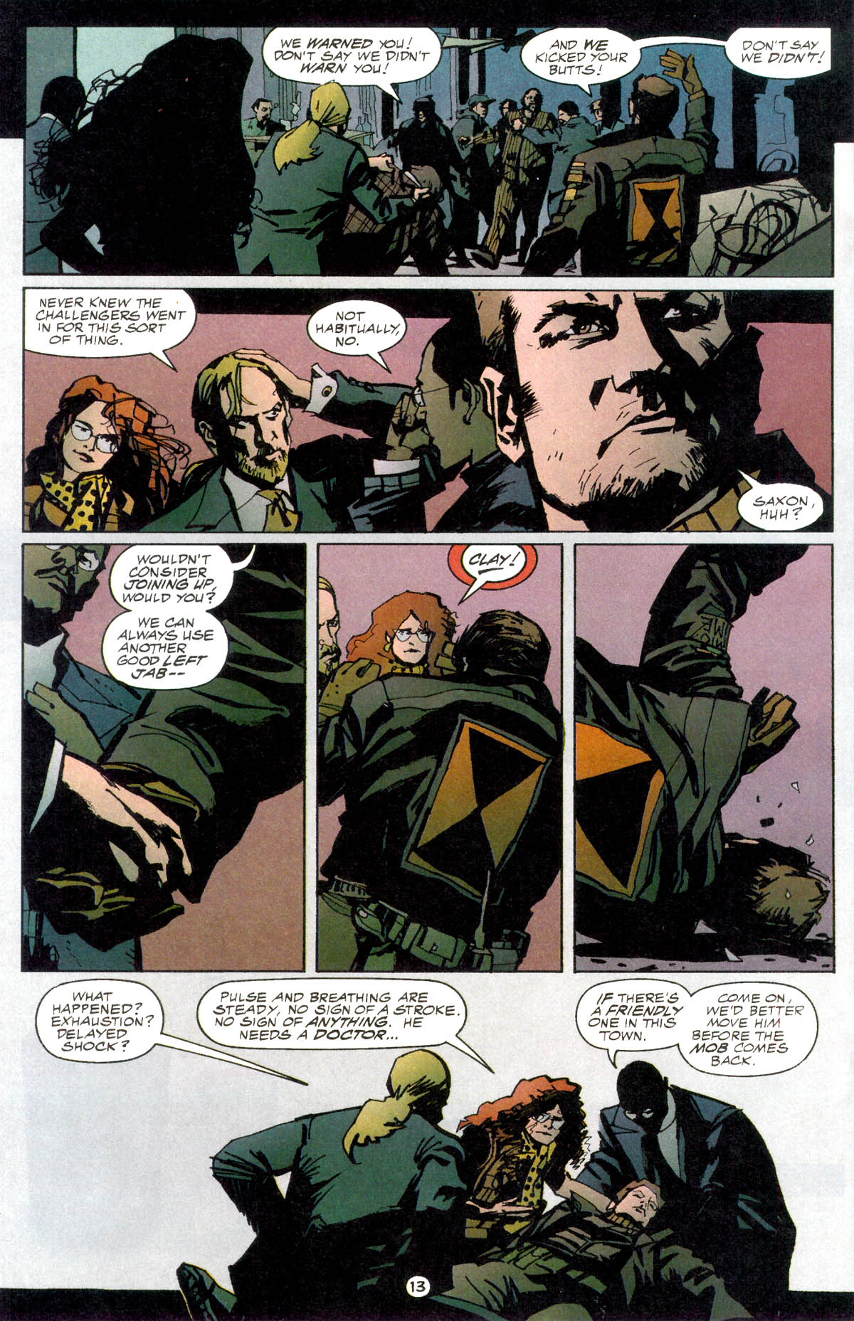 Read online Challengers of the Unknown (1997) comic -  Issue #1 - 15