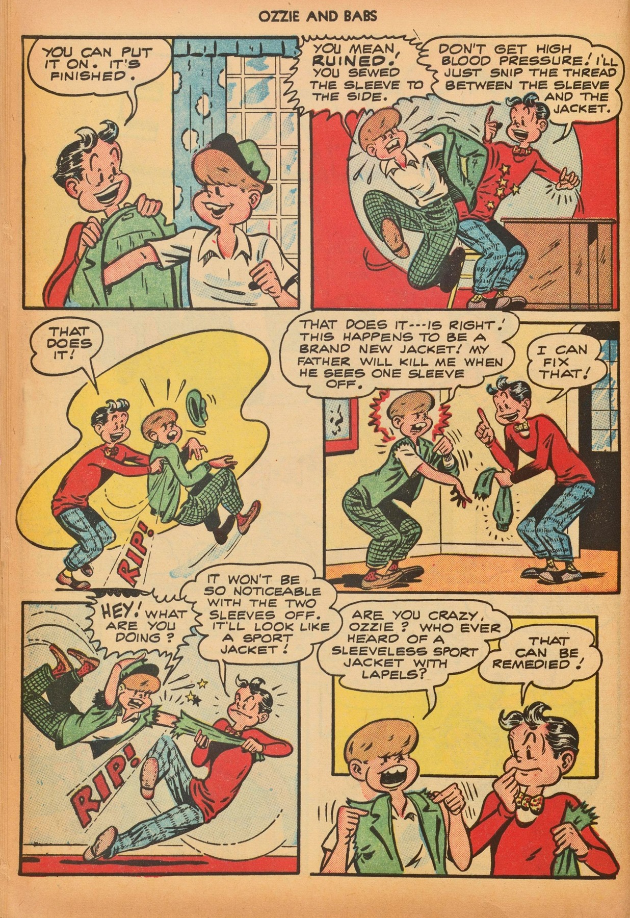 Read online Ozzie And Babs comic -  Issue #4 - 20