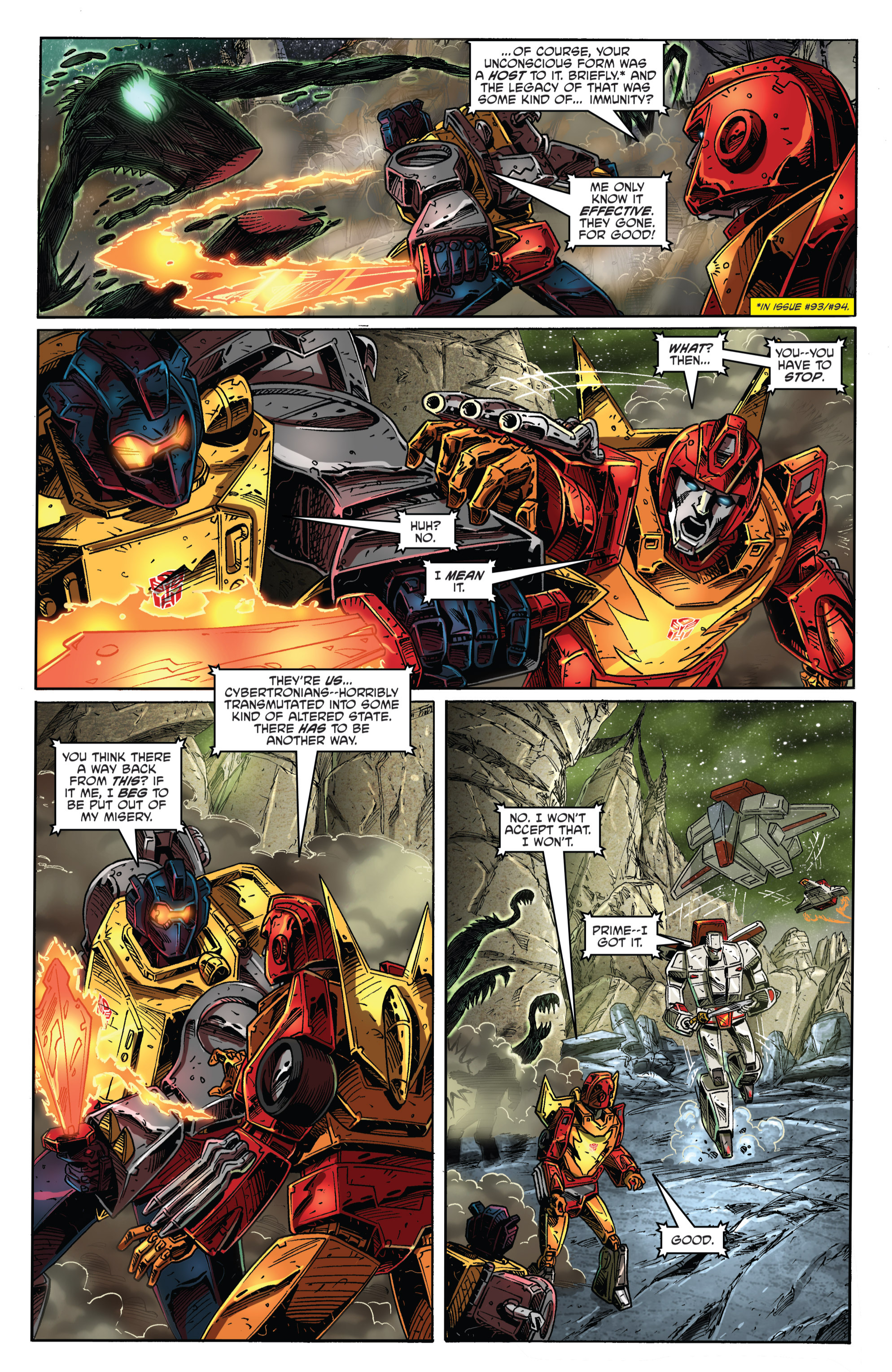 Read online The Transformers: Regeneration One comic -  Issue #100 - 12