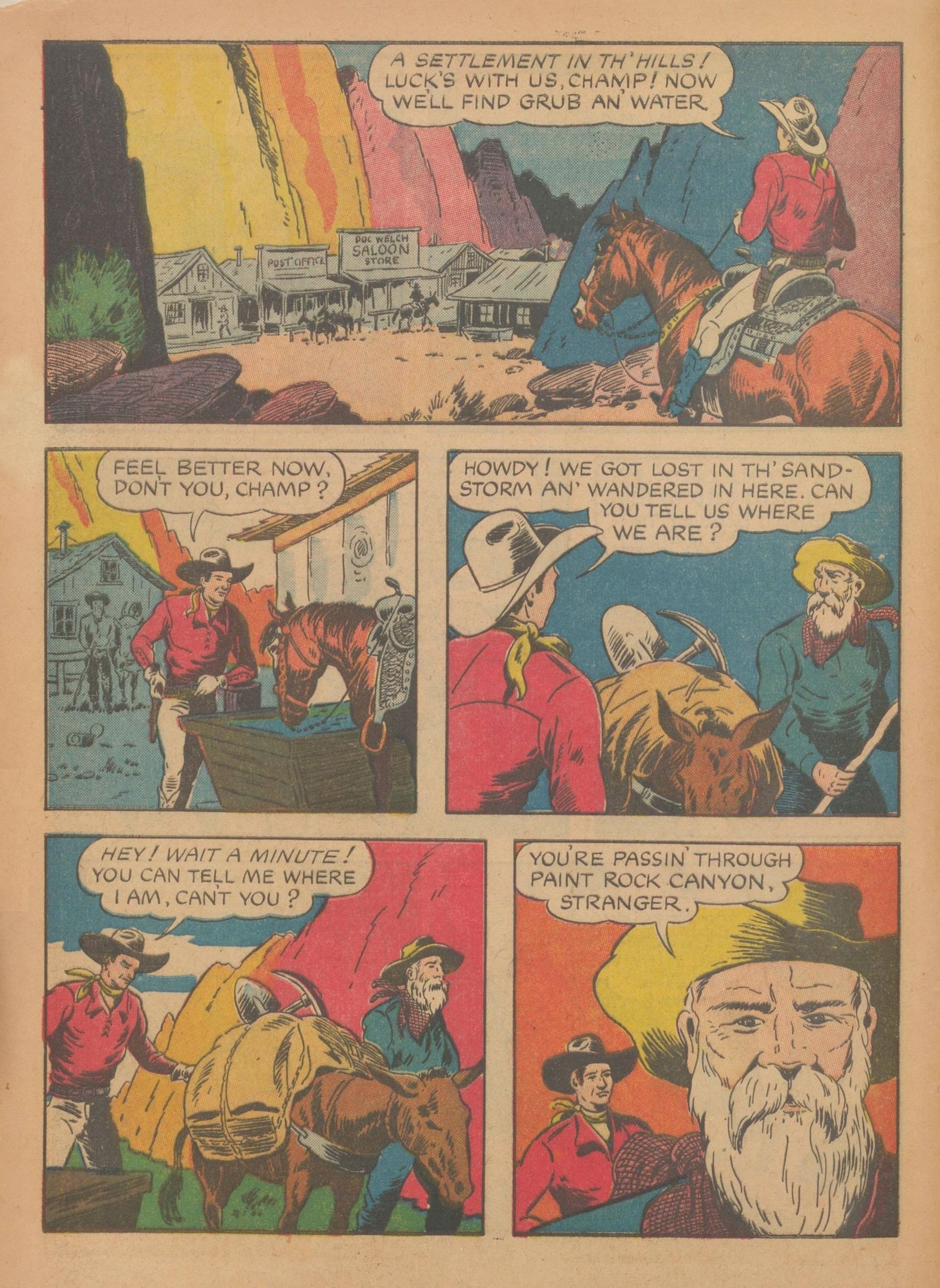 Read online Gene Autry Comics comic -  Issue #5 - 6