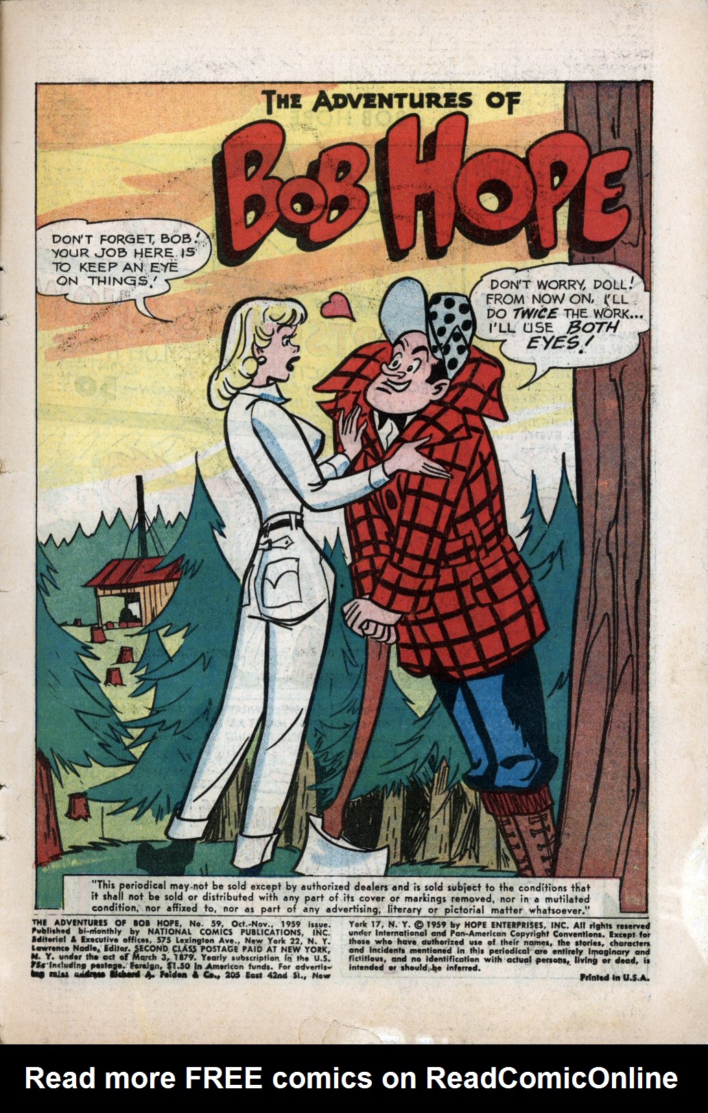 Read online The Adventures of Bob Hope comic -  Issue #59 - 3