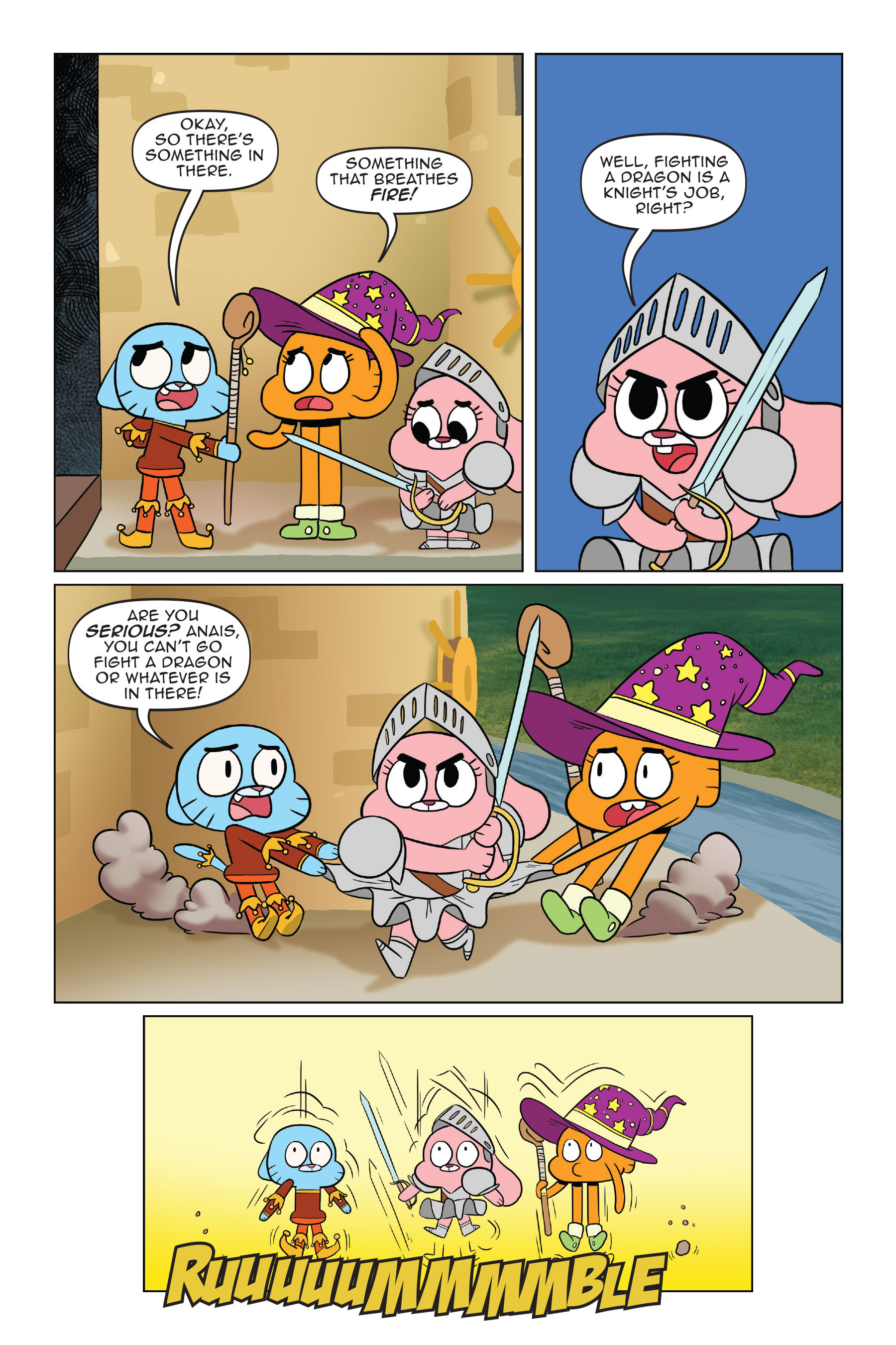 Read online The Amazing World of Gumball: Fairy Tale Trouble comic -  Issue # Full - 96