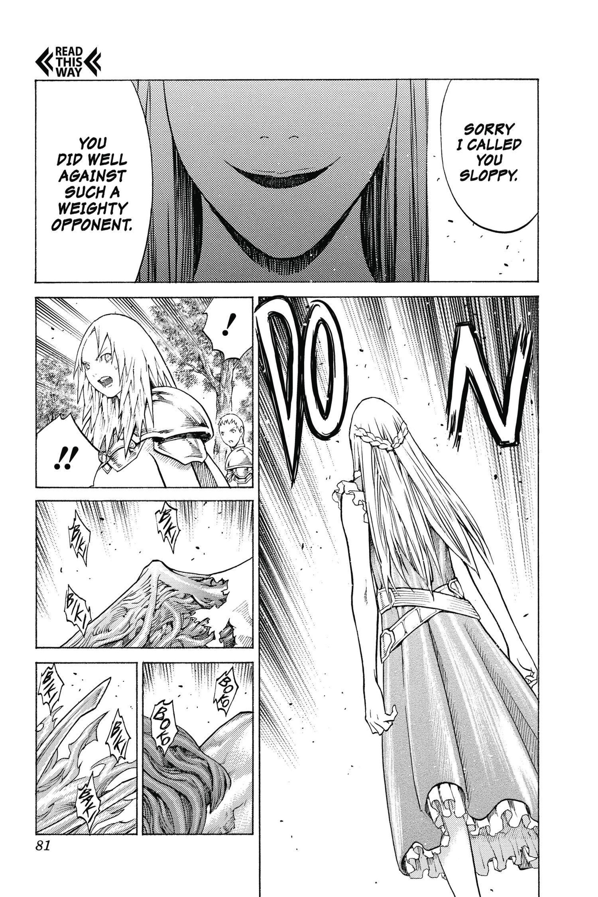 Read online Claymore comic -  Issue #24 - 75