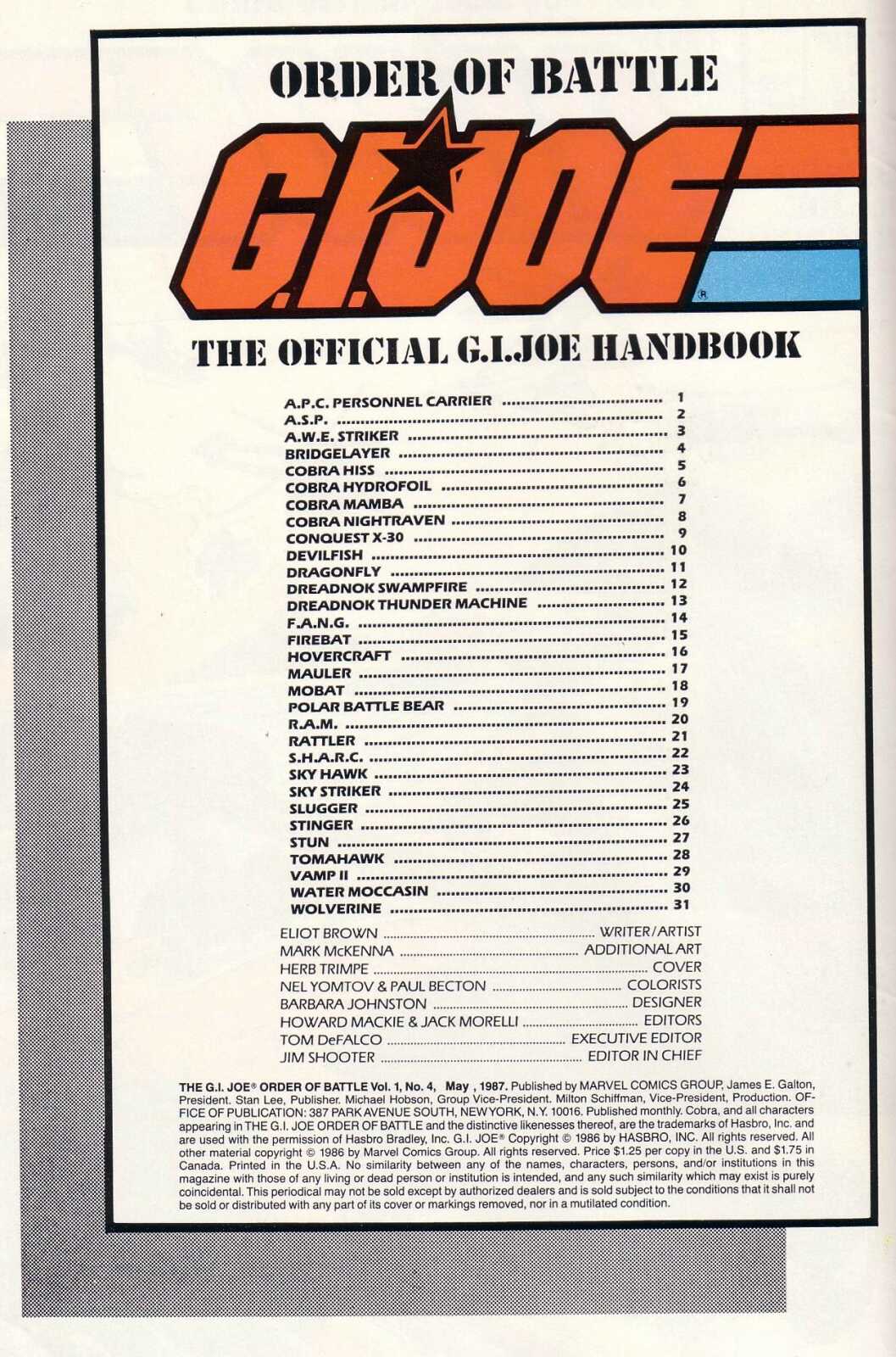 Read online The G.I. Joe Order of Battle comic -  Issue #4 - 3