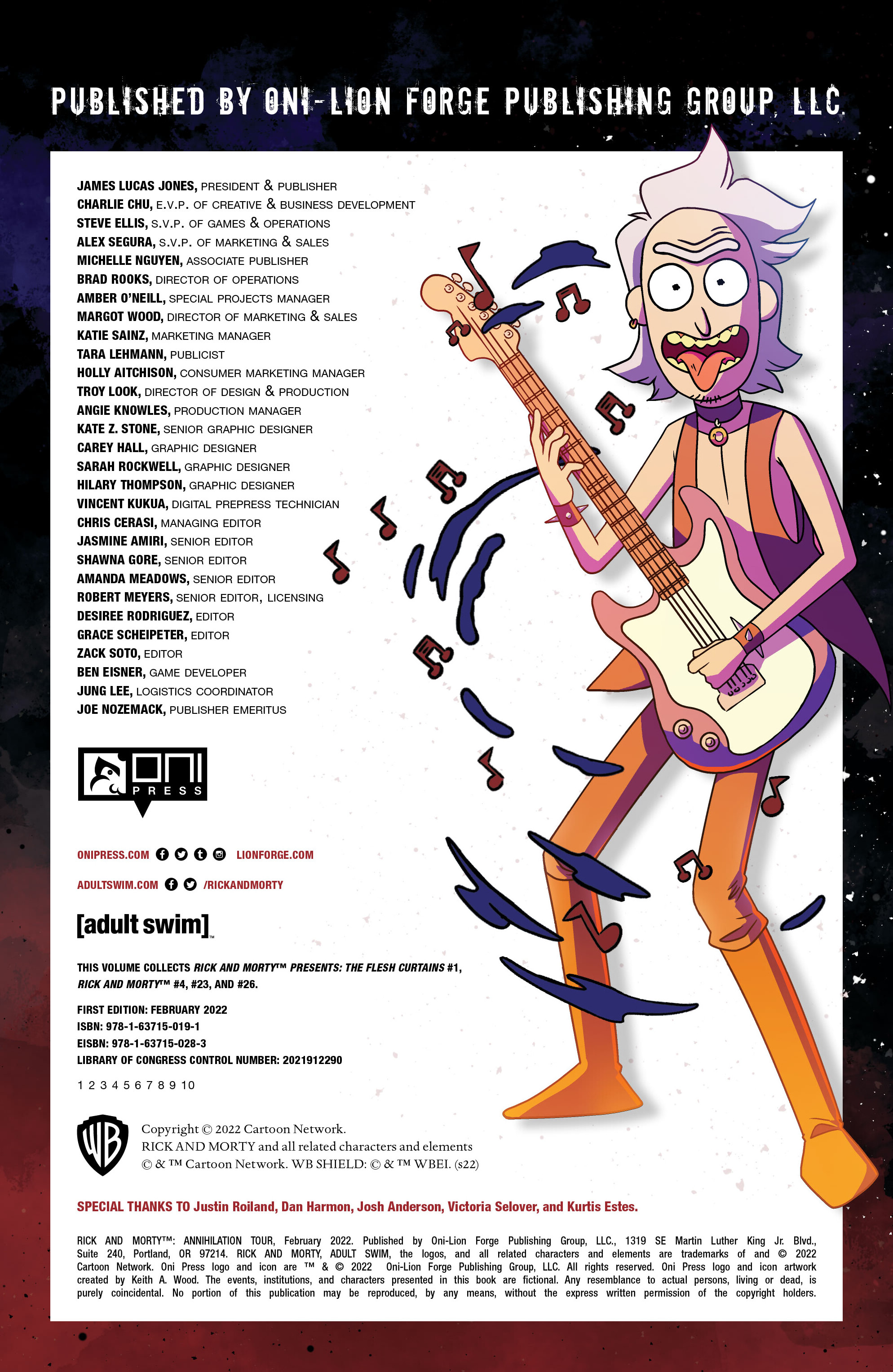 Read online Rick and Morty: Annihilation Tour comic -  Issue # TPB - 4
