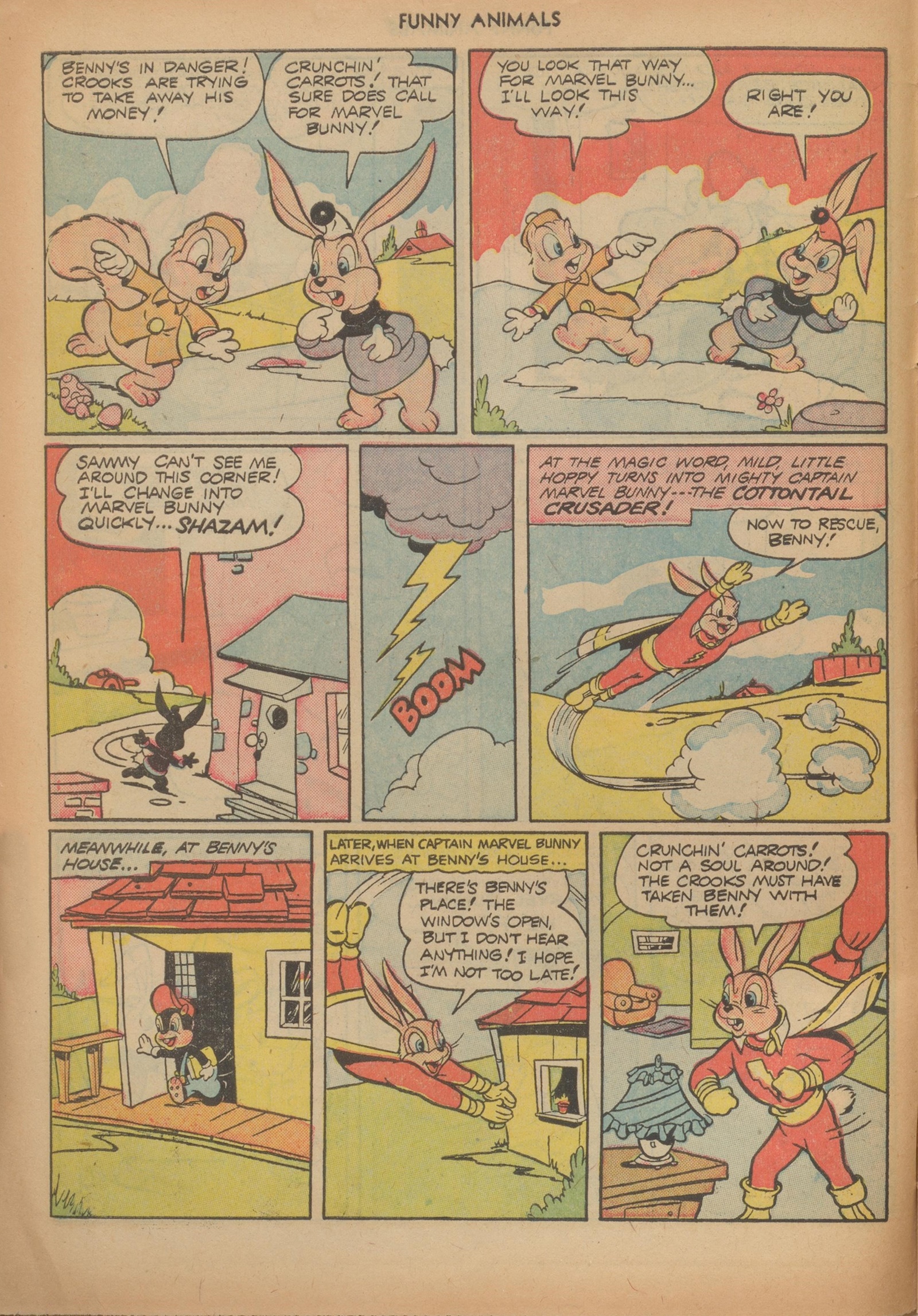 Read online Fawcett's Funny Animals comic -  Issue #67 - 6