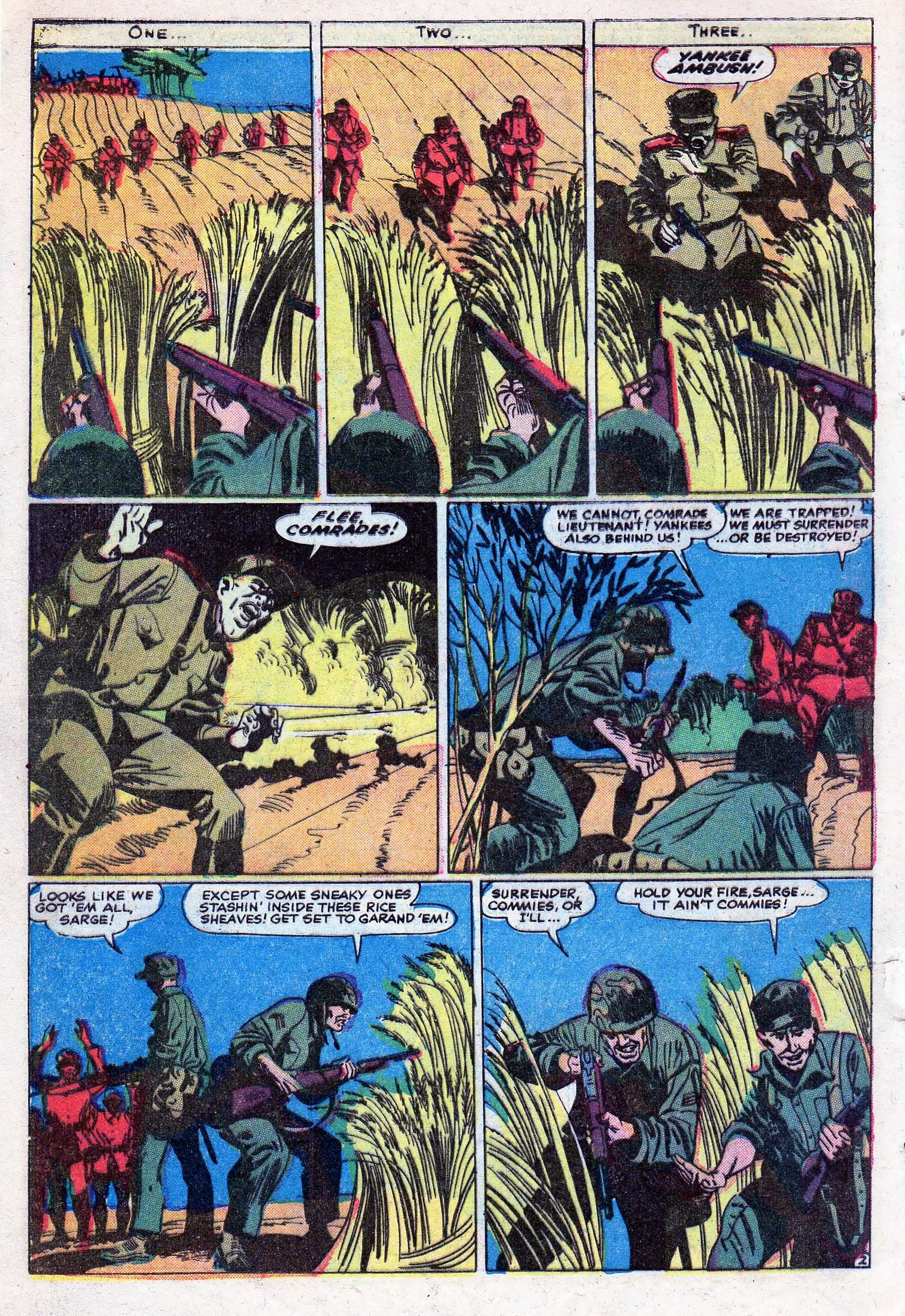 Read online Marines in Action comic -  Issue #13 - 4