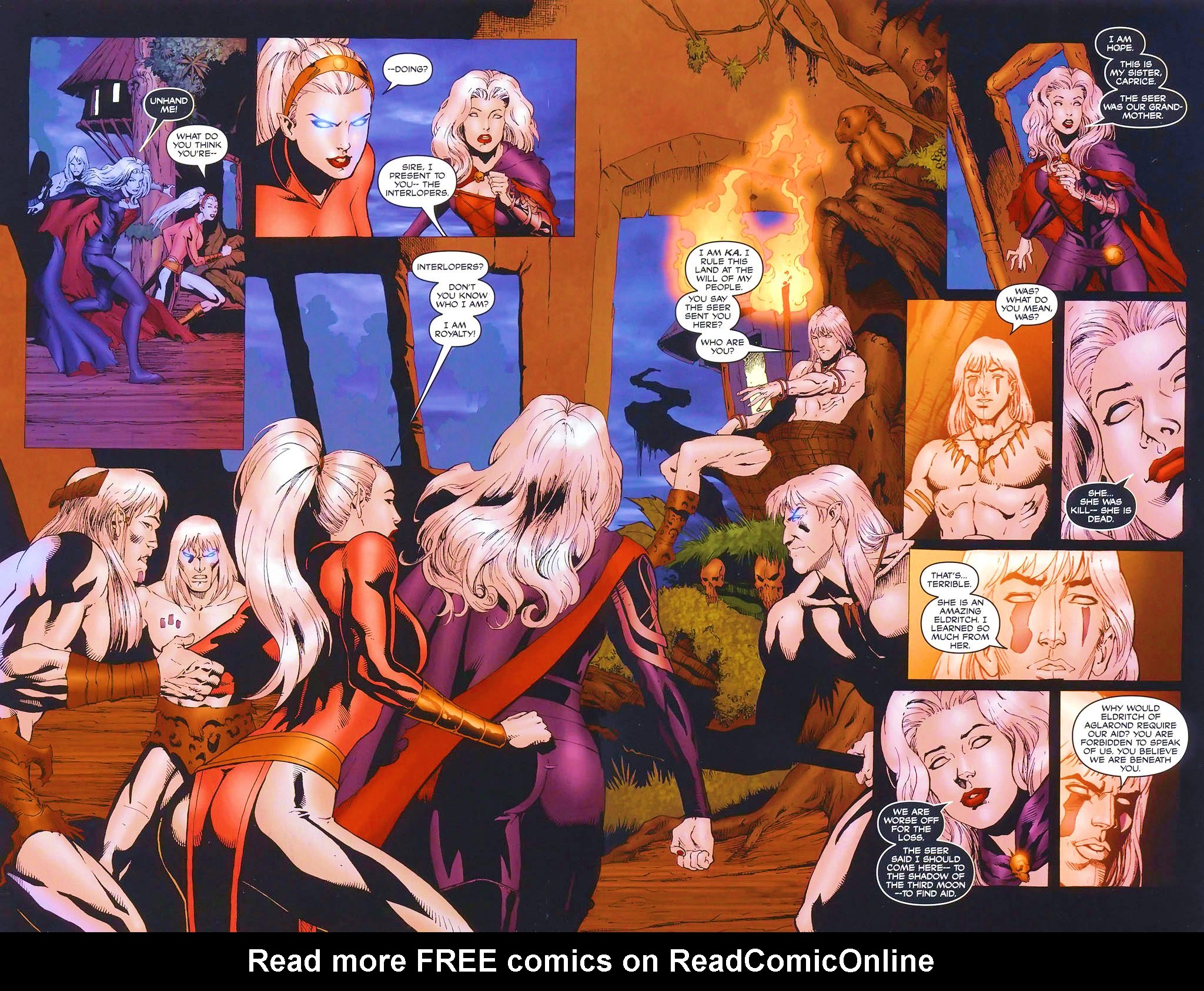 Read online Brian Pulido's Medieval Lady Death:  War of the Winds comic -  Issue #5 - 17