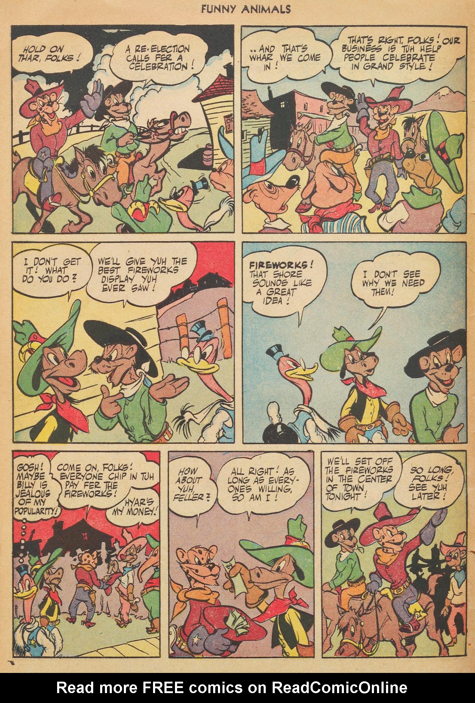 Read online Fawcett's Funny Animals comic -  Issue #49 - 4