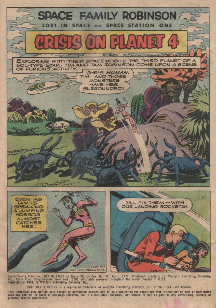Read online Space Family Robinson comic -  Issue #39 - 3