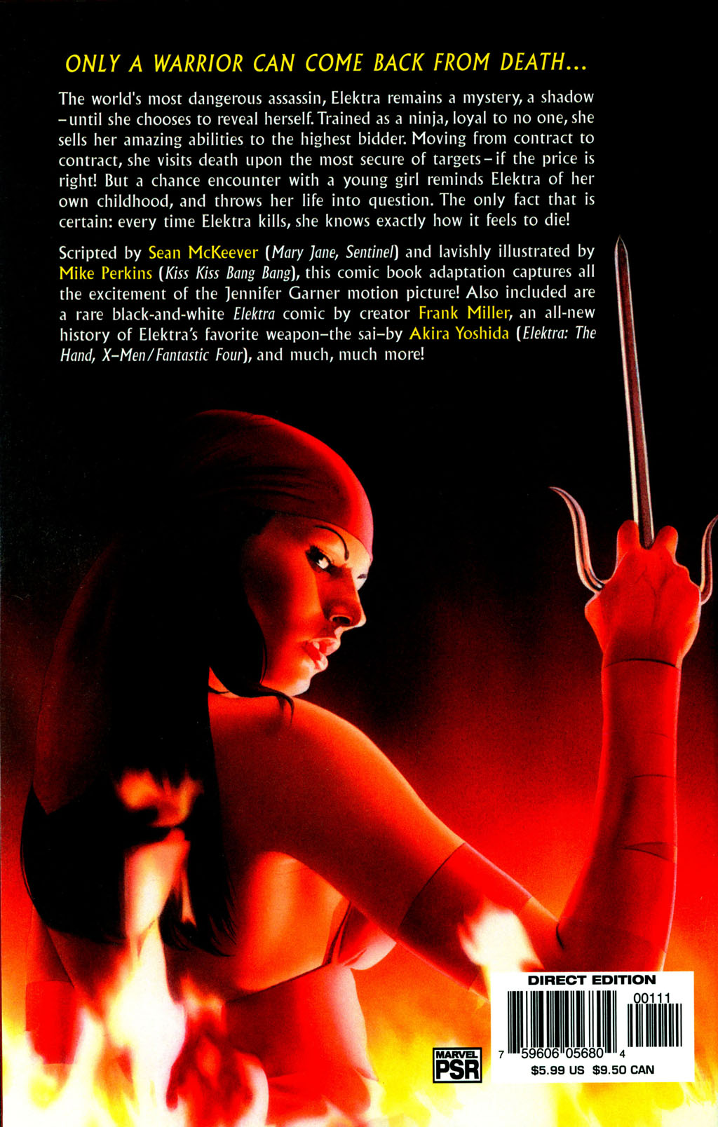 Read online Elektra: The Official Movie Adaptation comic -  Issue # Full - 75