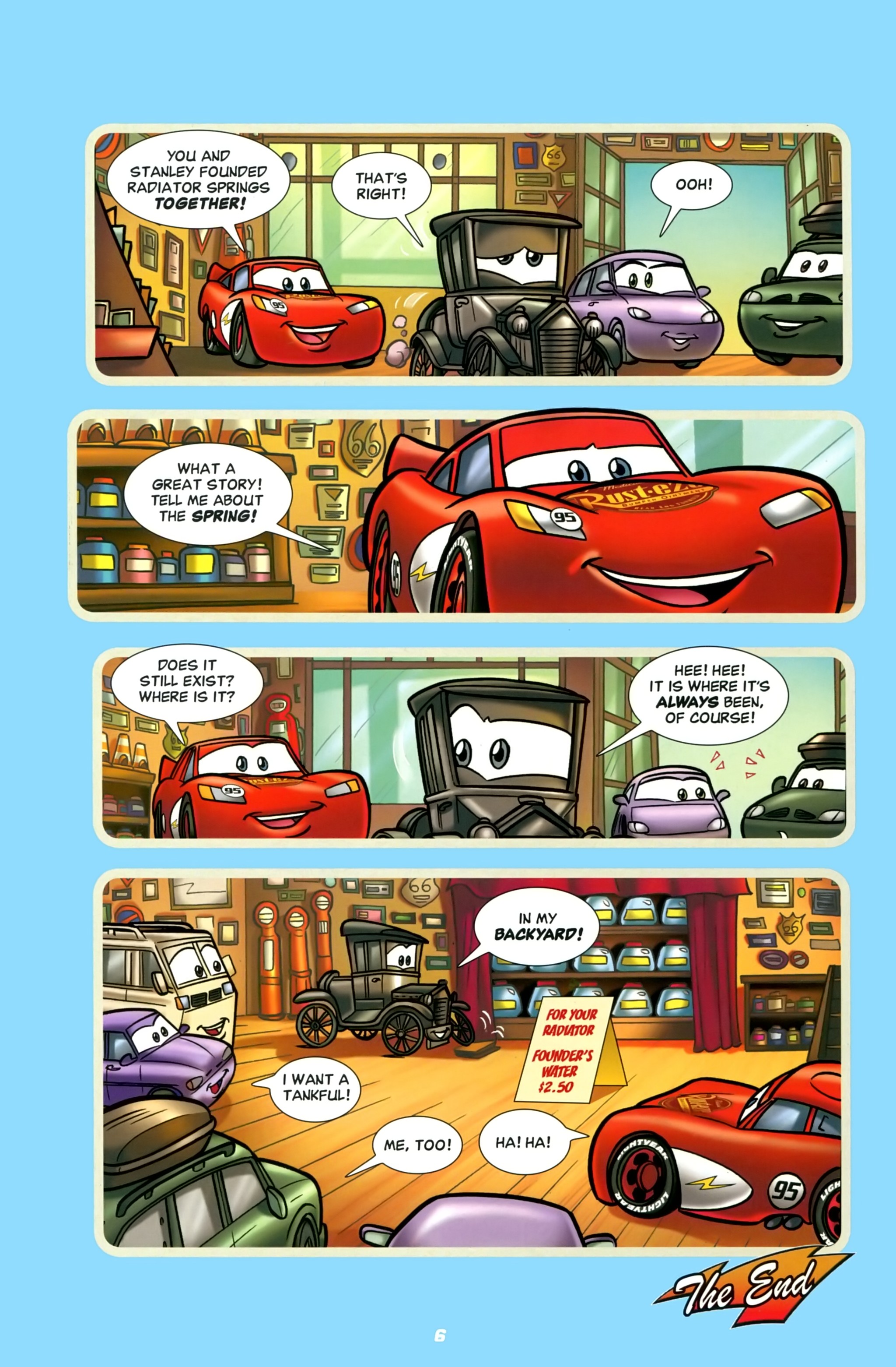 Read online Disney Pixar Cars comic -  Issue # Full - 6