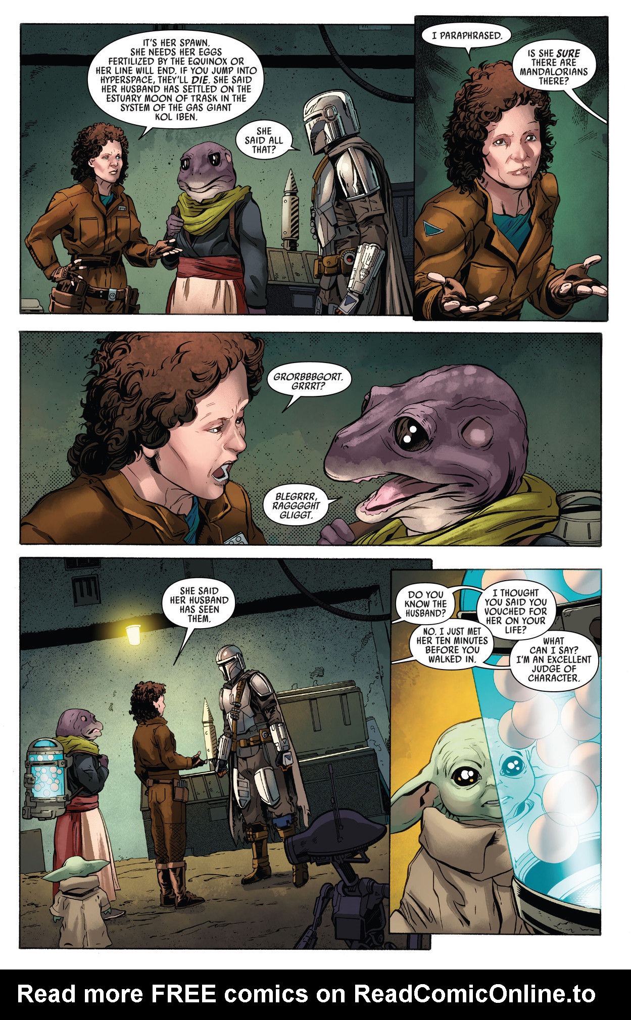Read online Star Wars: The Mandalorian Season 2 comic -  Issue #2 - 12