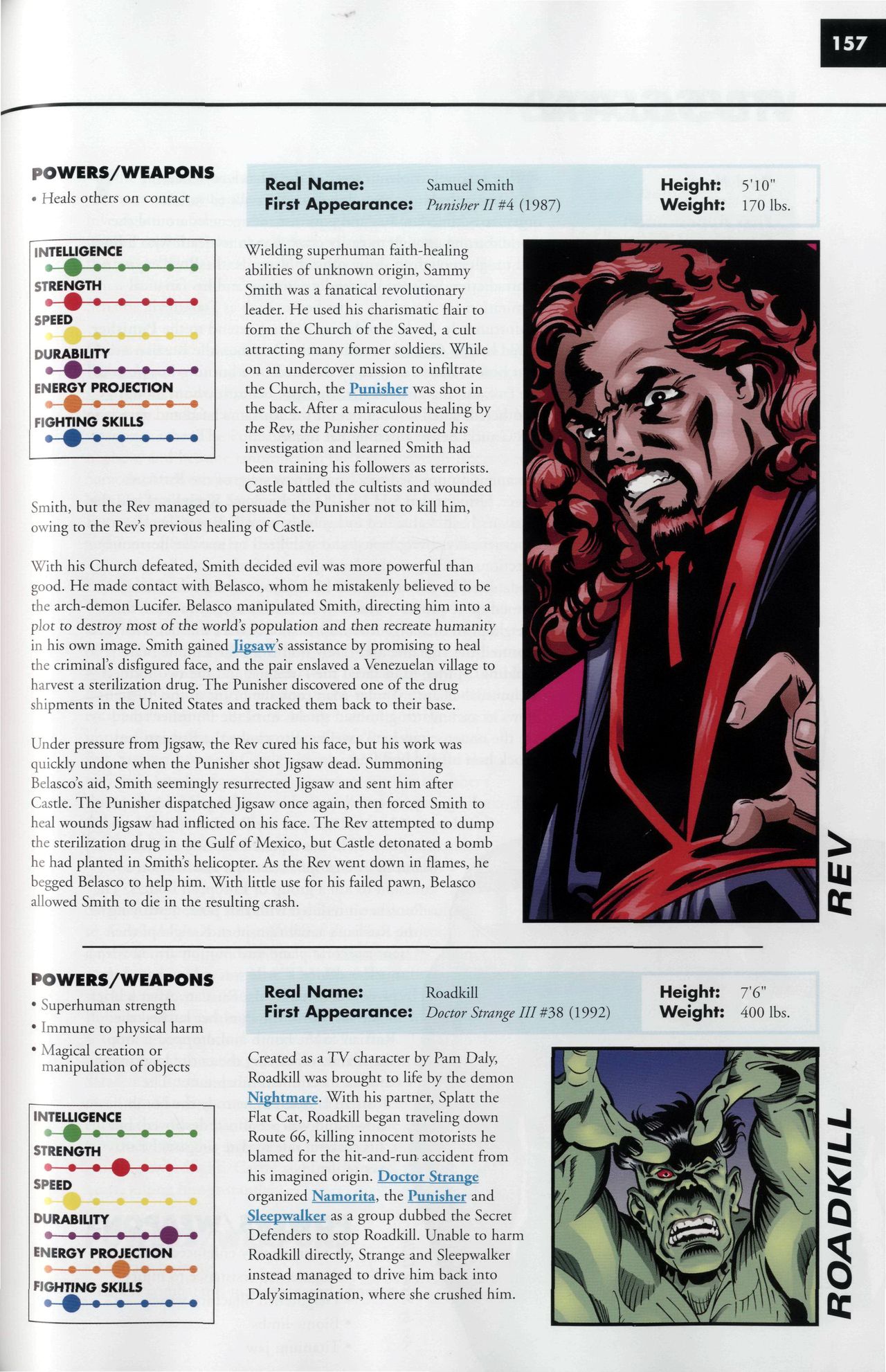 Read online Marvel Encyclopedia comic -  Issue # TPB 5 - 160