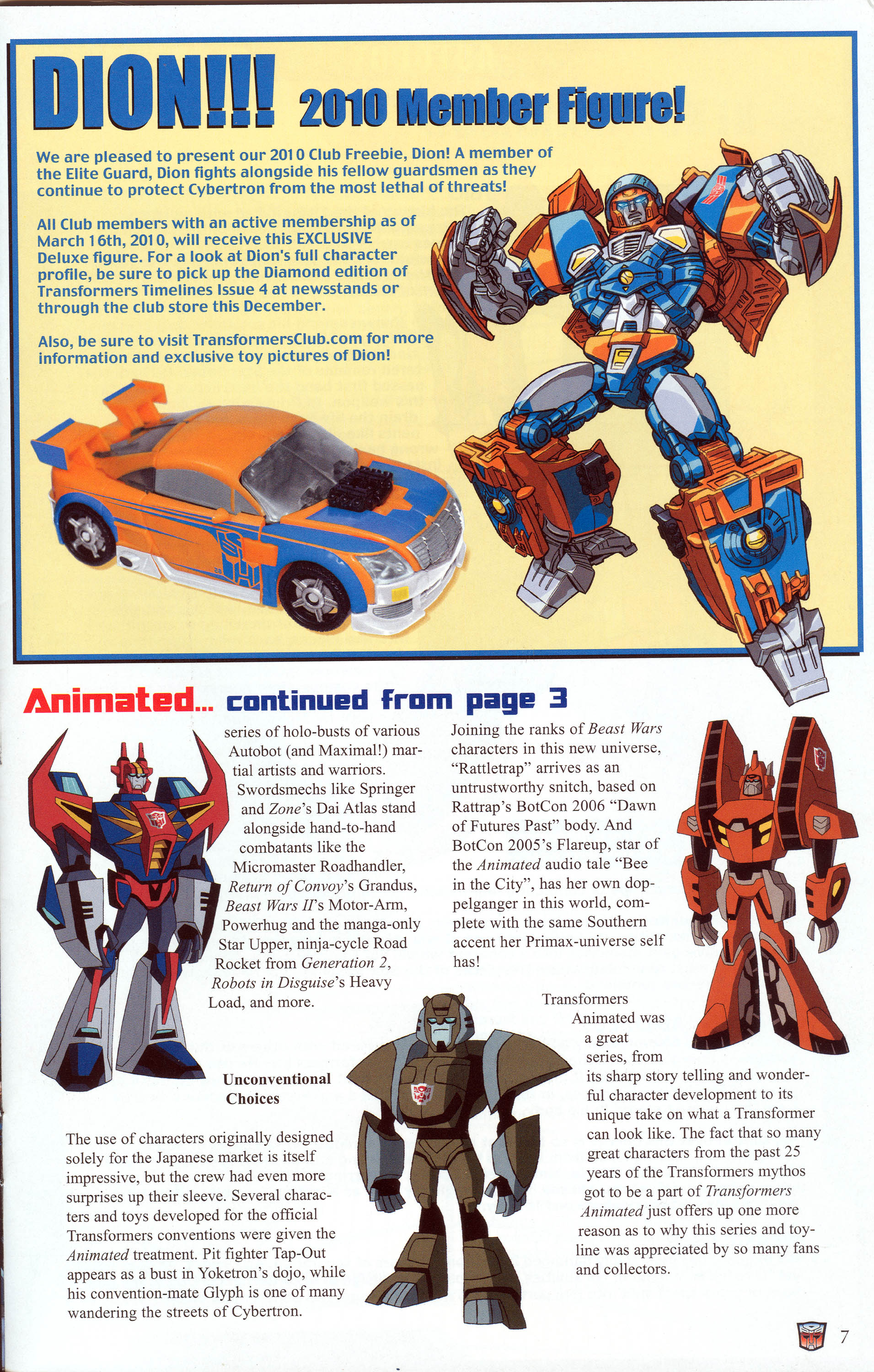 Read online Transformers: Collectors' Club comic -  Issue #30 - 7