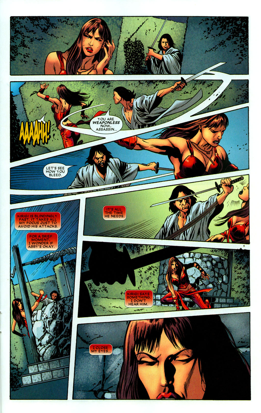 Read online Elektra: The Official Movie Adaptation comic -  Issue # Full - 44