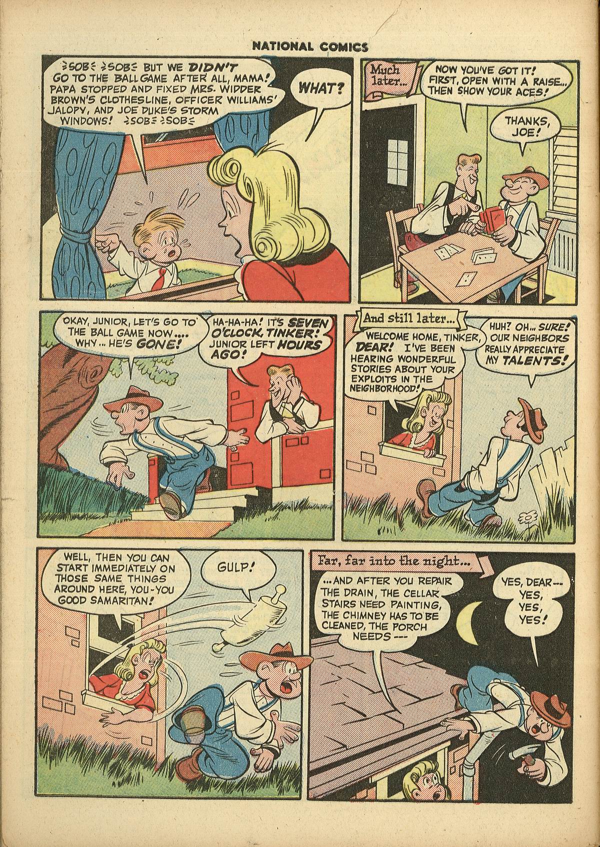 Read online National Comics comic -  Issue #56 - 58