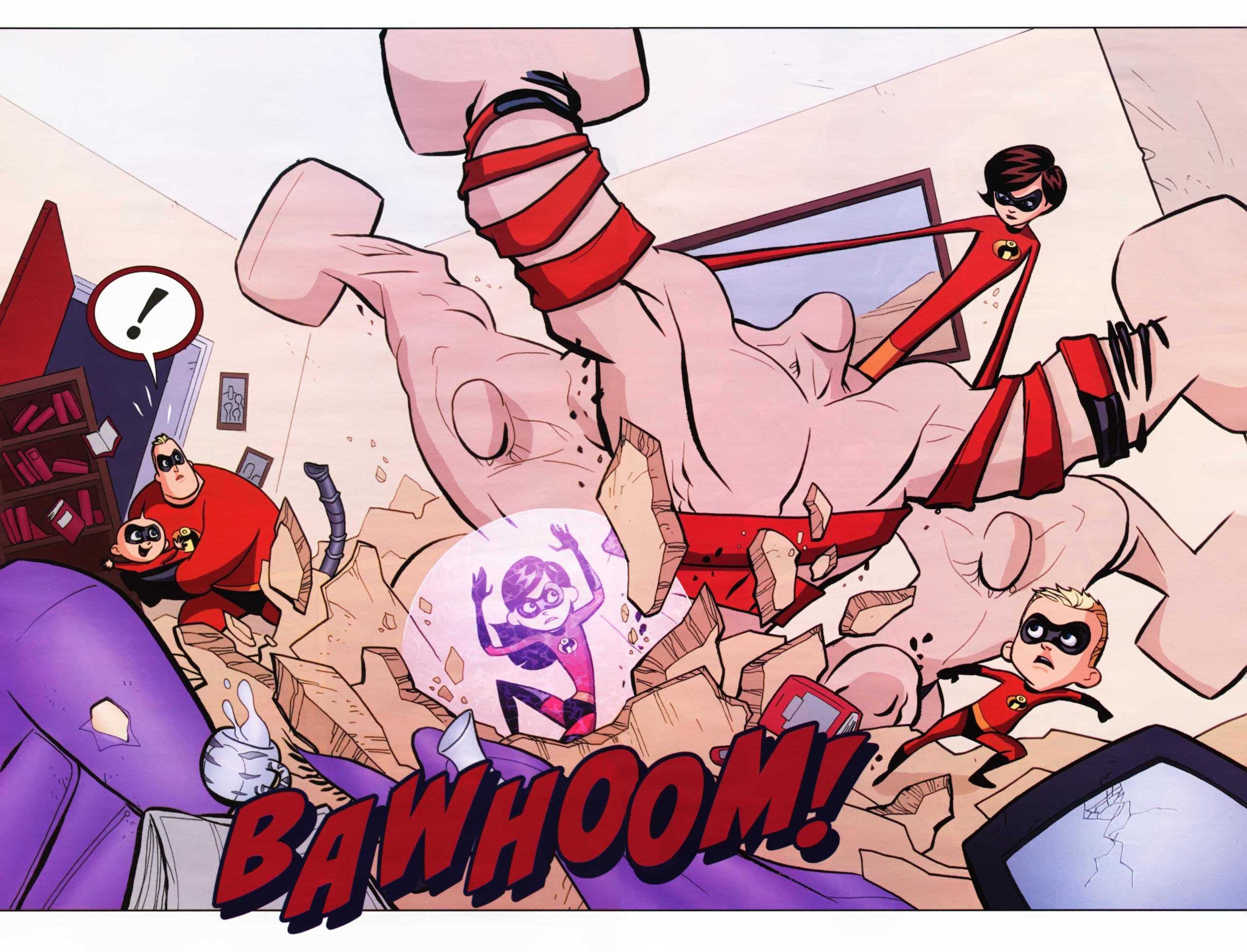 Read online The Incredibles: Family Matters comic -  Issue #4 - 5