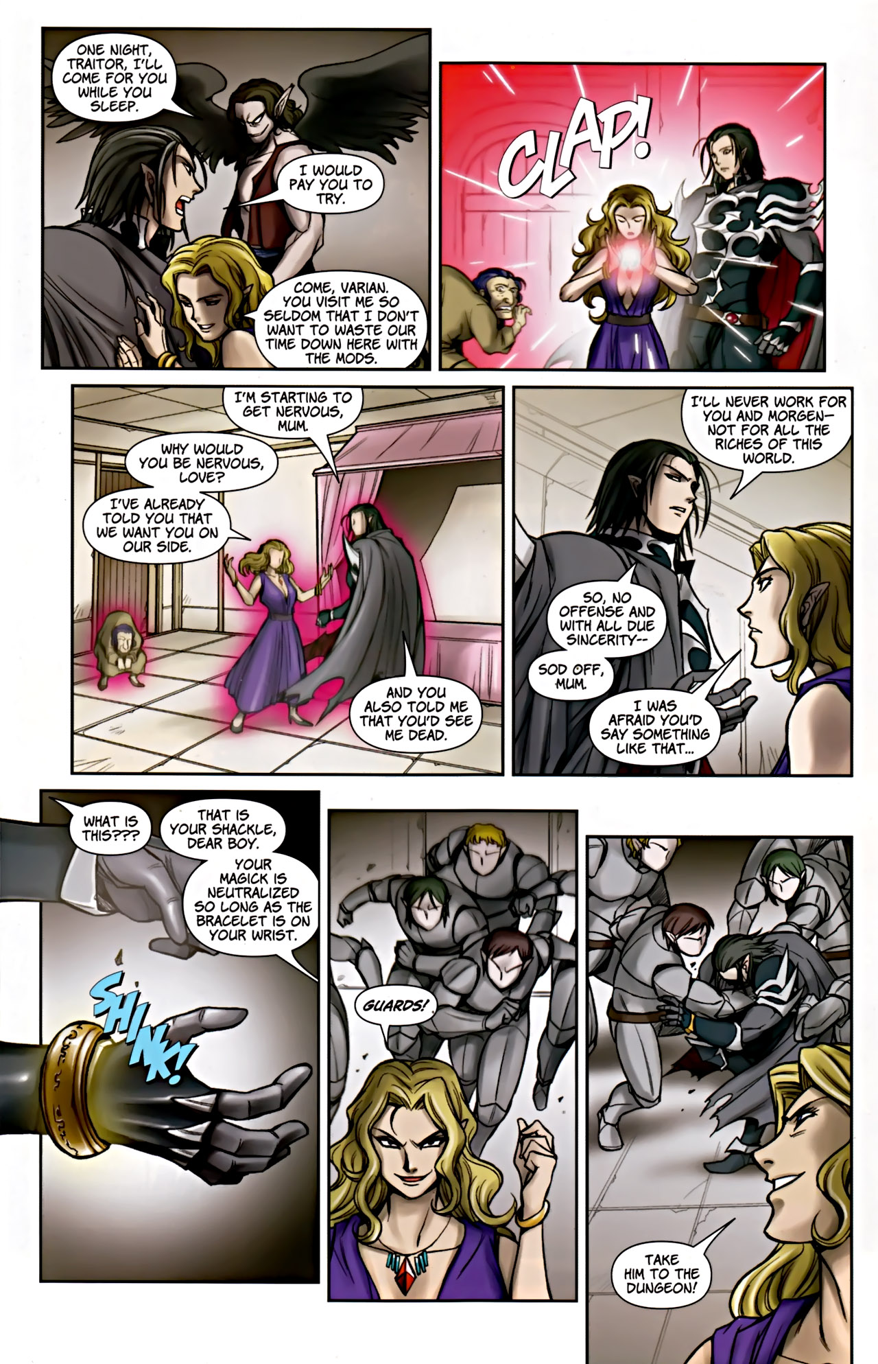 Read online Lords of Avalon: Knight of Darkness comic -  Issue #1 - 21