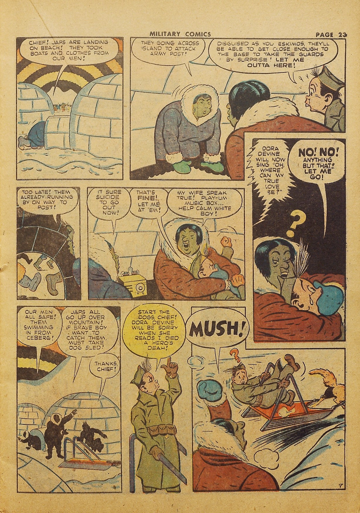Read online Military Comics comic -  Issue #22 - 25